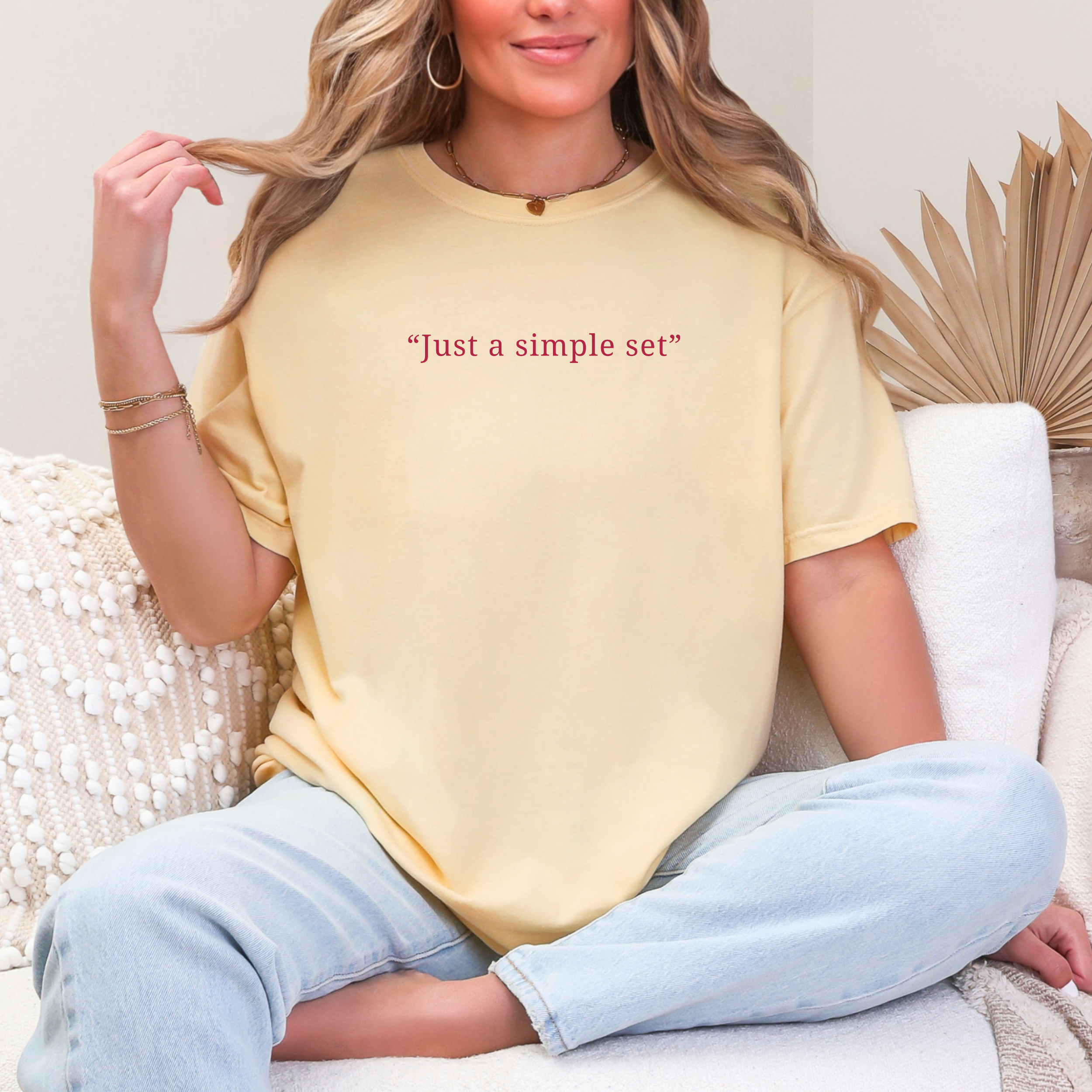 Just a Simple Set, Comfort Colors Tee product thumbnail image