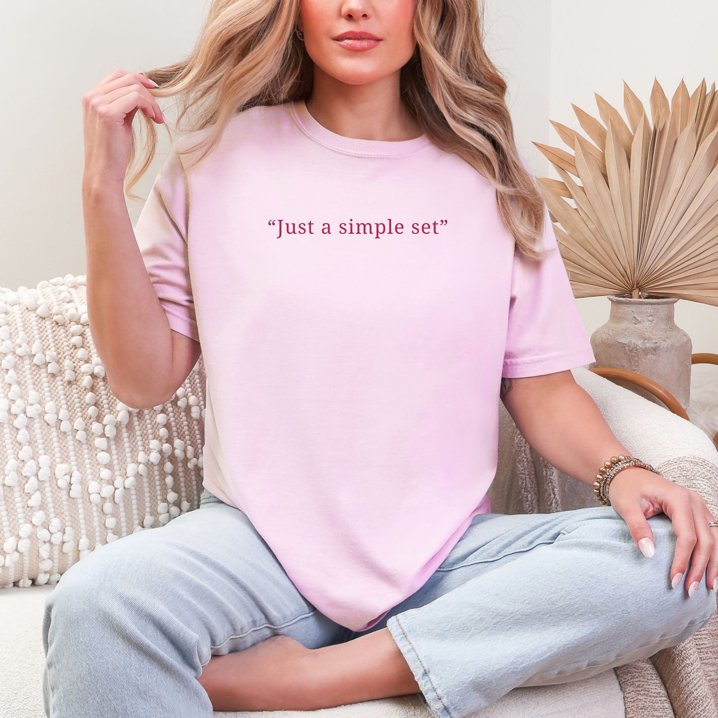 Just a Simple Set, Comfort Colors Tee product thumbnail image