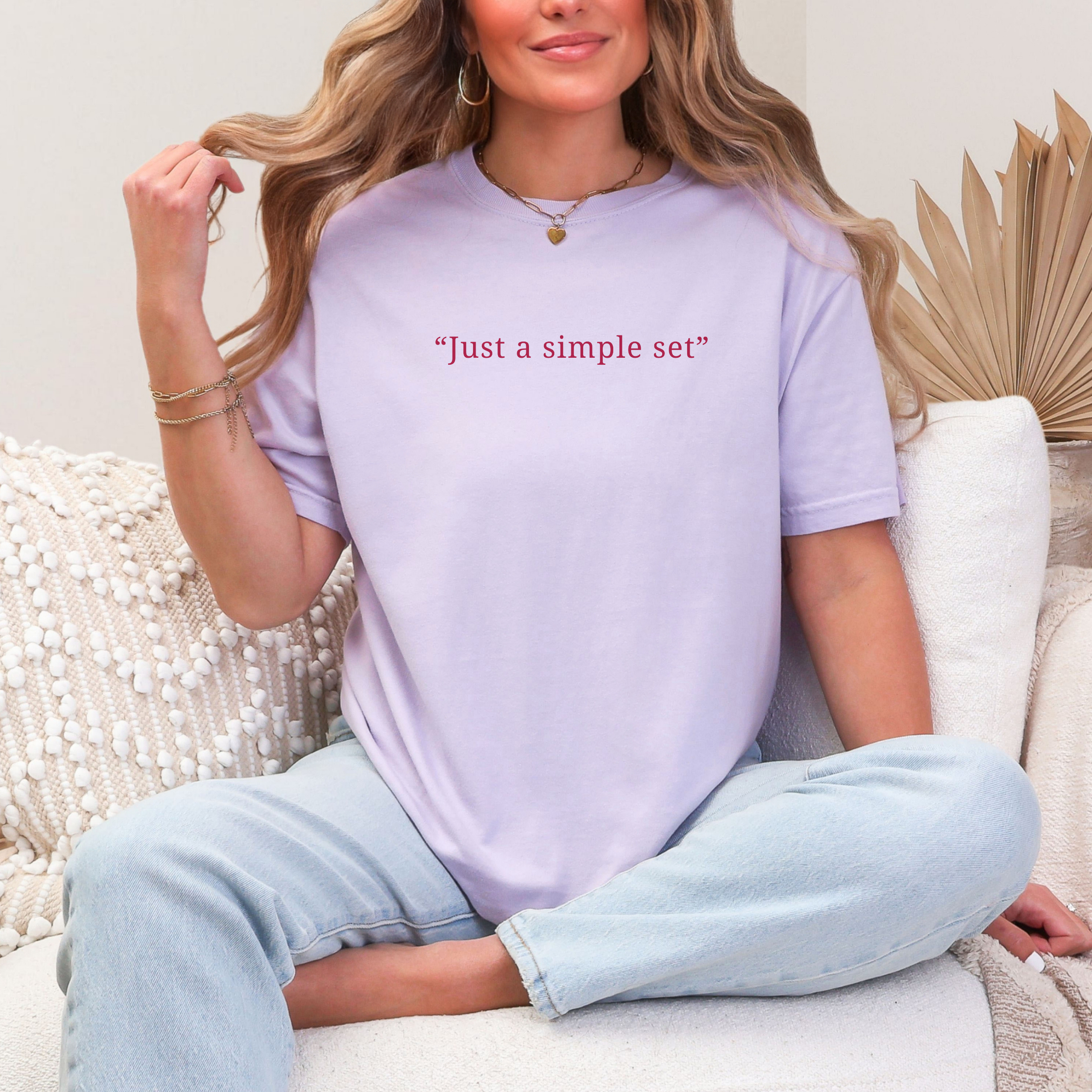 Just a Simple Set, Comfort Colors Tee product thumbnail image