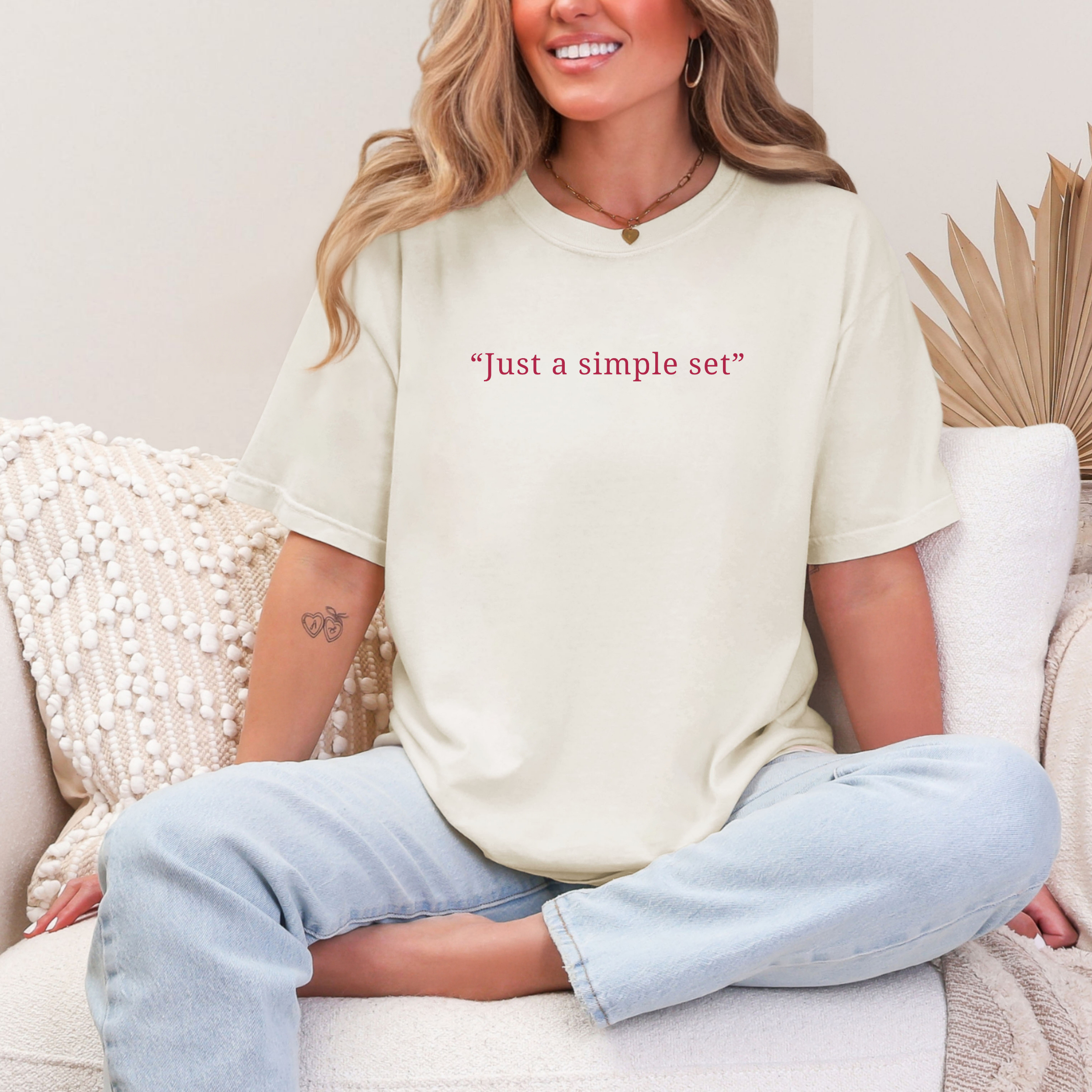 Just a Simple Set, Comfort Colors Tee product thumbnail image