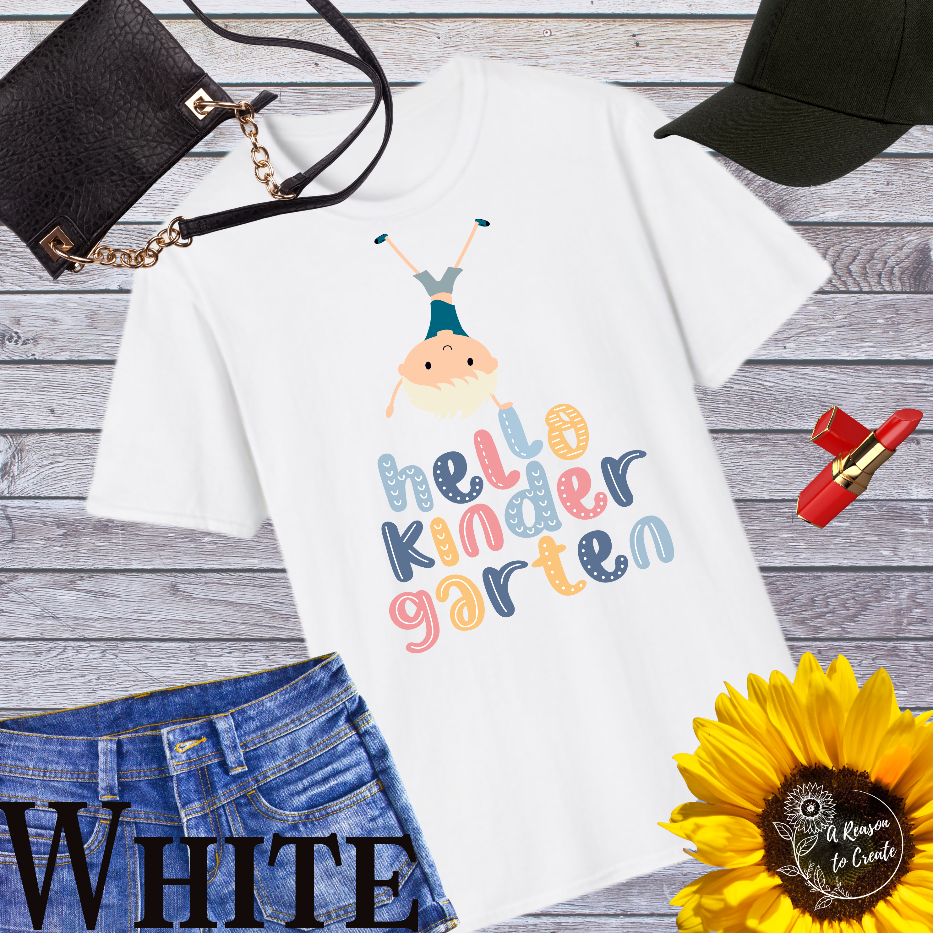 Cute "Hello Kindergarten" Unisex Softstyle T-Shirt for Kids, Back to School Shirt, Teacher Gift, Toddler Ed-Purchase Gear, Preschool Top