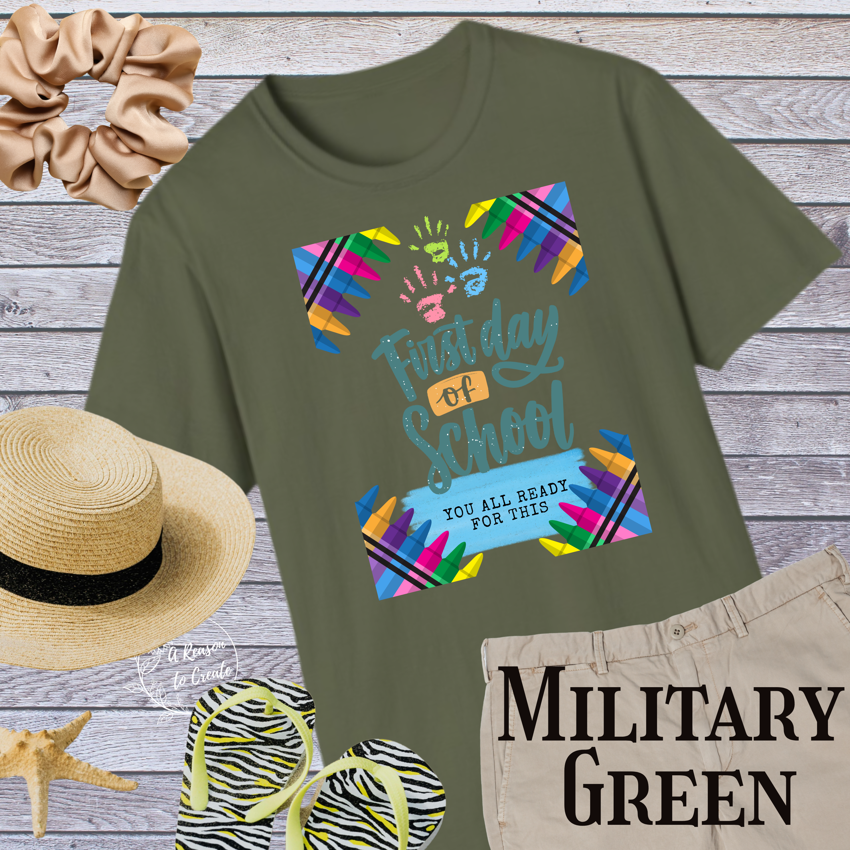 First Day of School Unisex Soft T-Shirt | Back to School Gift, Fun School Apparel, Colorful T-Shirt, Classroom Outfit, Teacher Gift, [...] product thumbnail image
