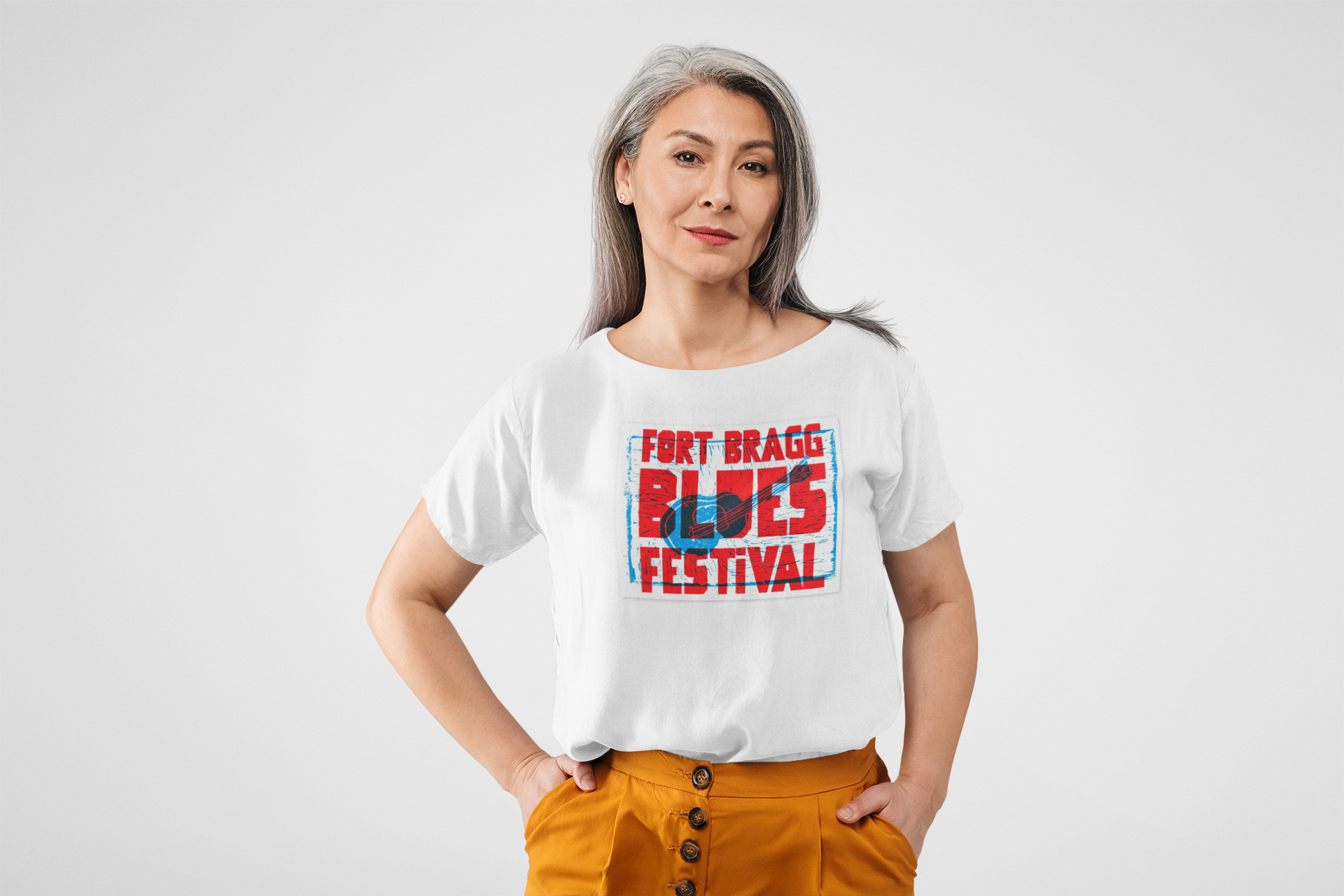 2025 Women's Blues Festival Tee, Fort Bragg Blues Fest Shirt, Music Event T-Shirt, Summer Festival Wear, Concert Apparel product thumbnail image 2025 Women's Blues Festival Tee, Fort Bragg Blues Fest Shirt, Music Event T-Shirt, Summer Festival Wear, Concert Apparel product thumbnail image