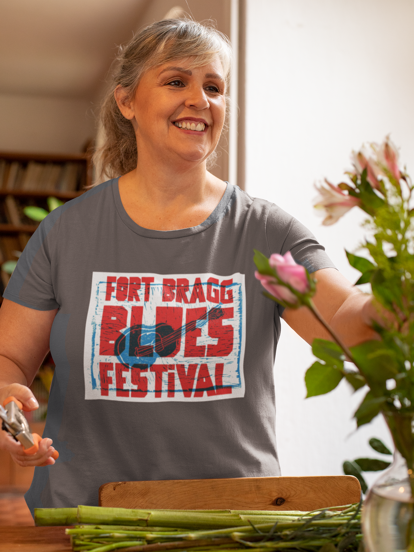 Women's Blues Festival Tee, Fort Bragg Blues Fest Shirt, Music Event T-Shirt, Summer Festival Wear, Concert Apparel Women's Blues Festival Tee, Fort Bragg Blues Fest Shirt, Music Event T-Shirt, Summer Festival Wear, Concert Apparel