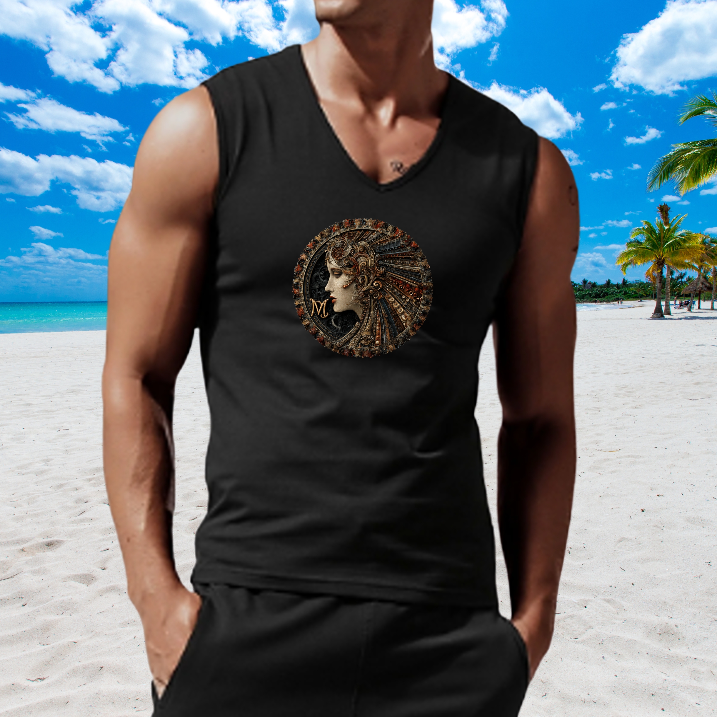 Virgo Astrological Sign Unisex Jersey Tank product thumbnail image