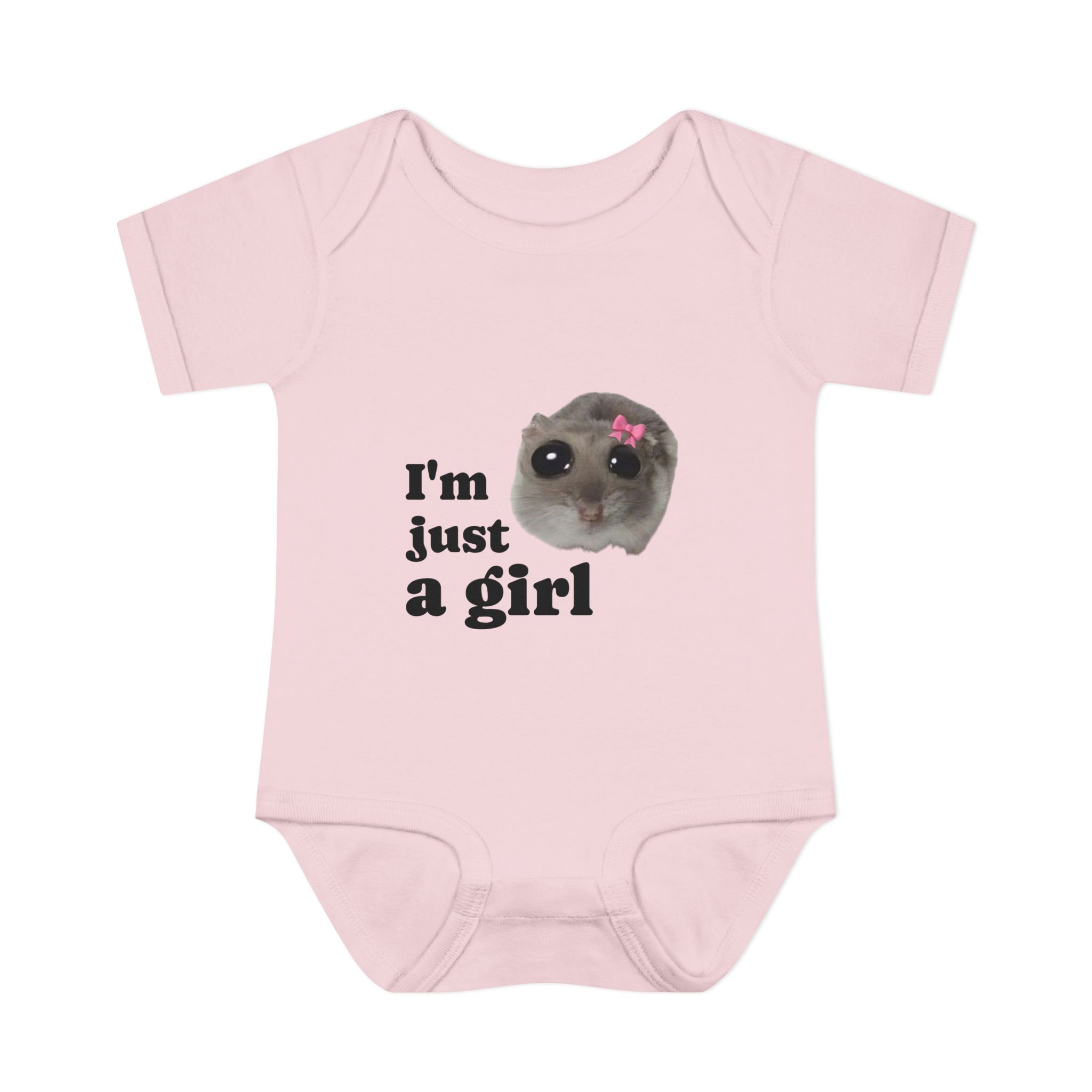 Cute Hedgehog Baby Bodysuit, Newborn Gift, Infant Outfit, Baby Shower Gift, Adorable Baby Clothes, Fun Playwea, Meme, I’m just a girl, sad hamster