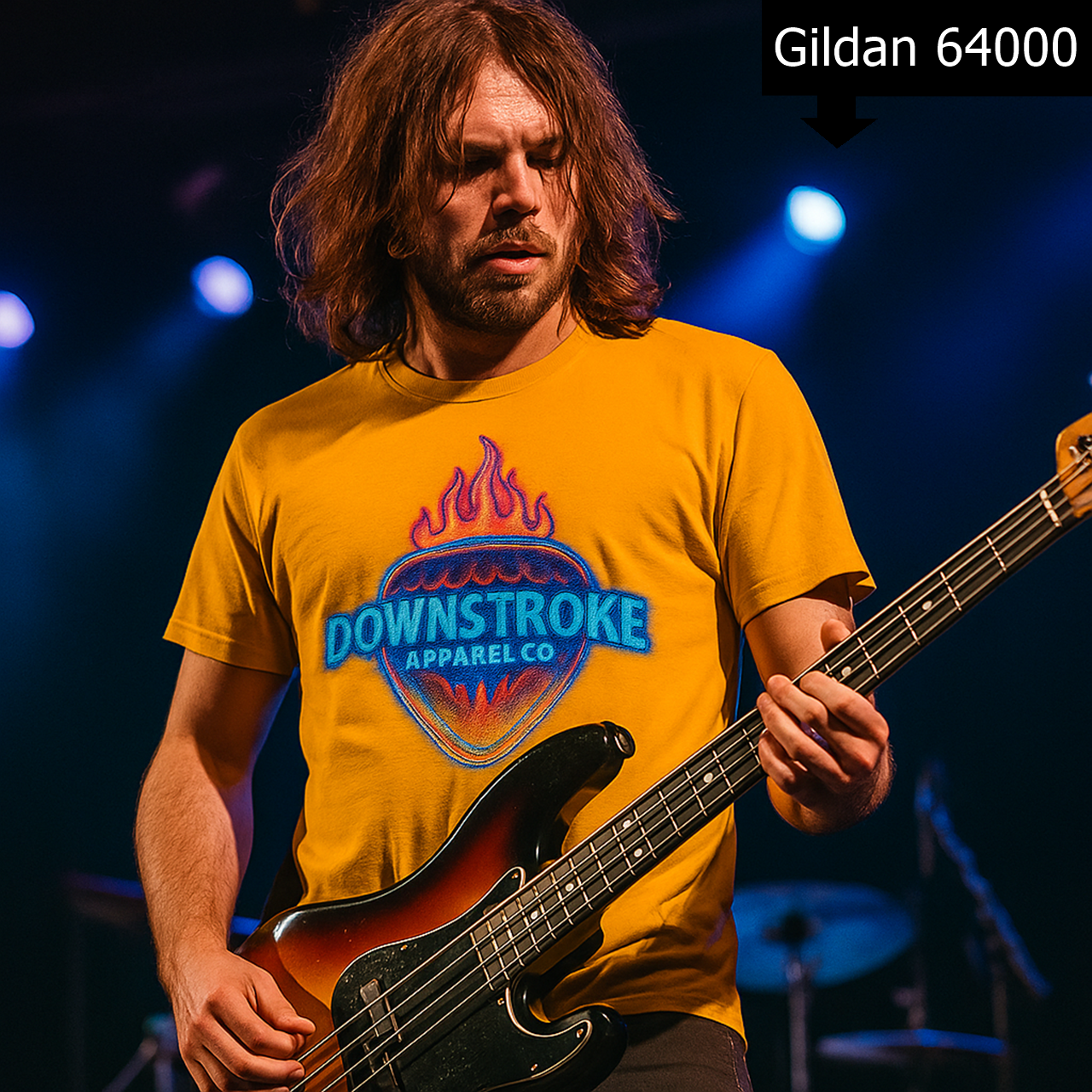 Downstroke Apparel T-Shirt, Flame Guitar Pick Rock Shirt, Retro Metal Band Tee, Musician Gift, Heavy Metal Concert T-Shirt, Festival Apparel product thumbnail image Downstroke Apparel T-Shirt, Flame Guitar Pick Rock Shirt, Retro Metal Band Tee, Musician Gift, Heavy Metal Concert T-Shirt, Festival Apparel product thumbnail image