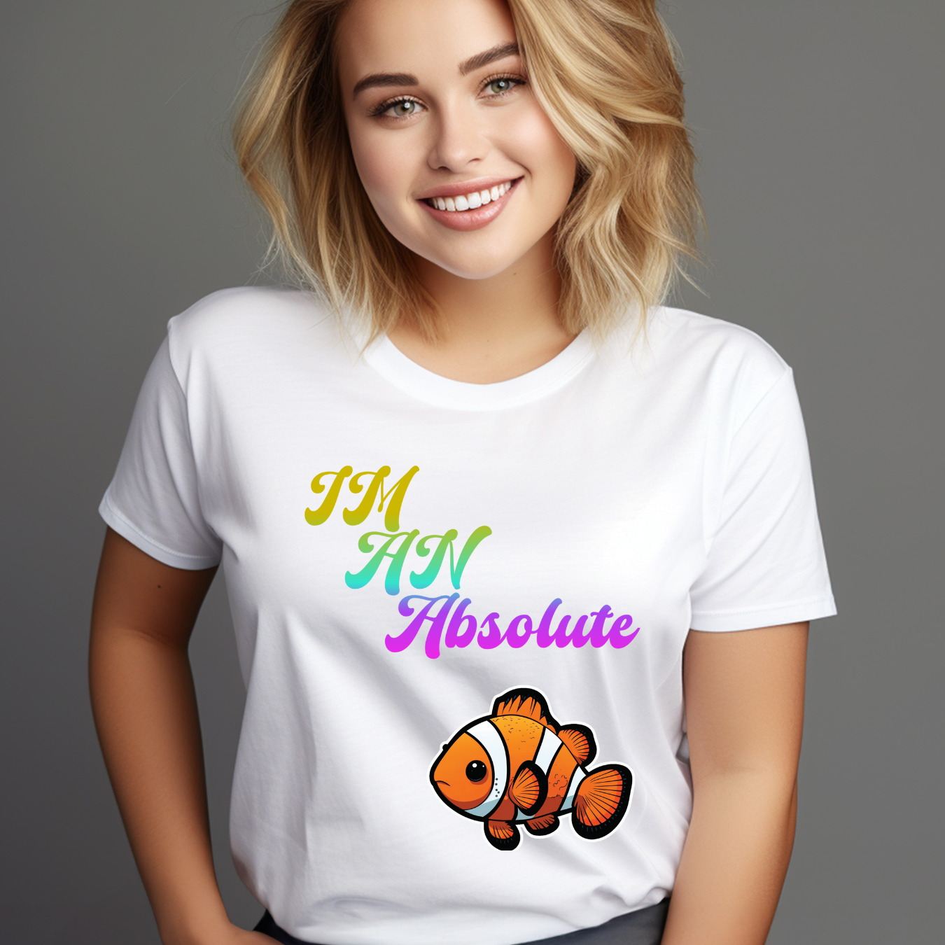 im an absolute clown  Design bella canvas 3005, Casual Wear, Gift for Sea Lovers, Beach Outfit, Fun Summer Shirt, Inspiration Tee product thumbnail image