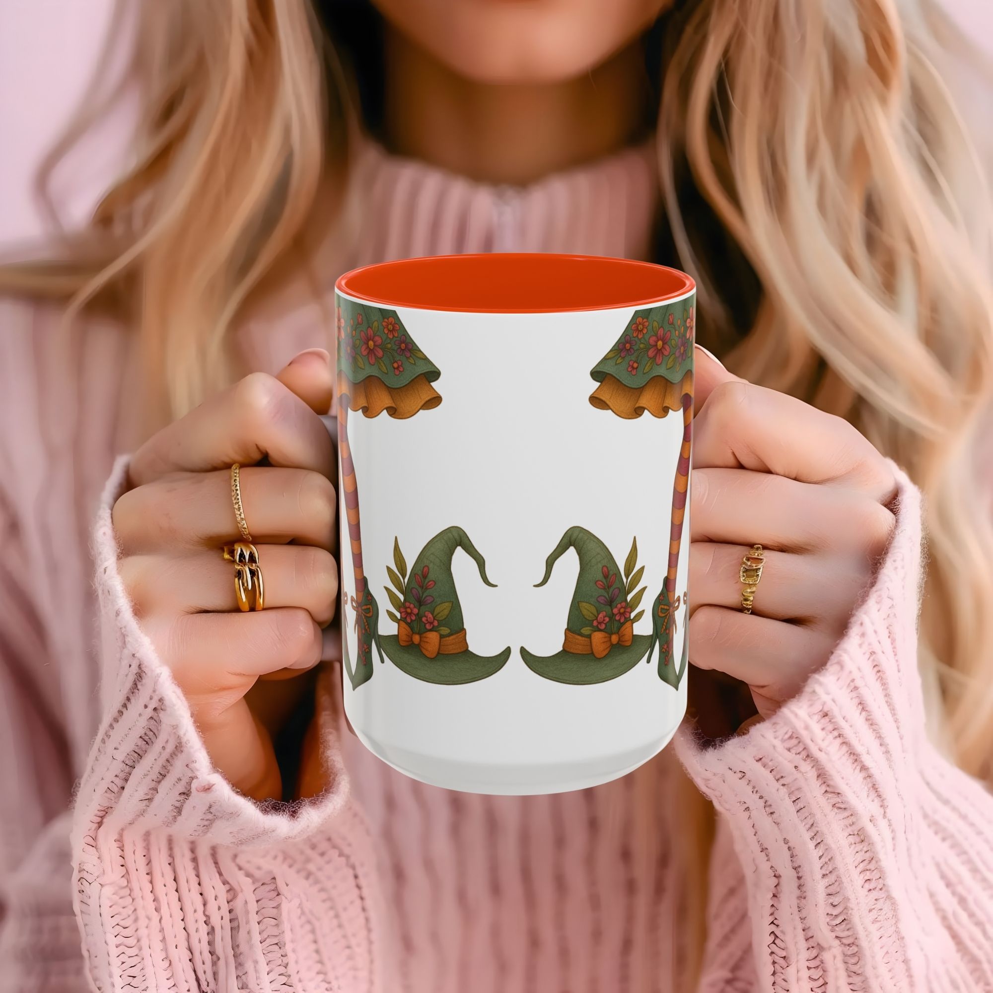 Mug - Floral Witch Legs Mug product thumbnail image