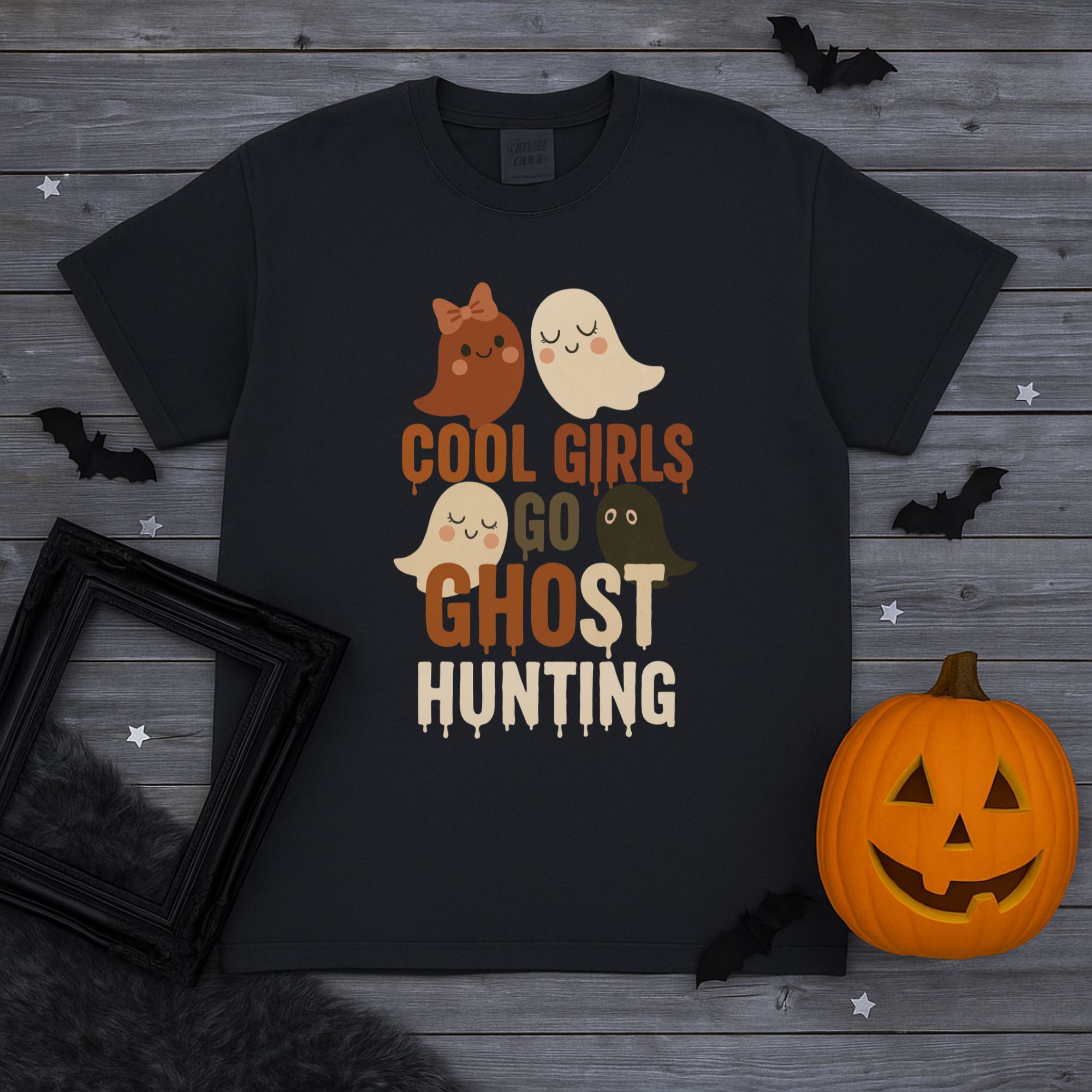 Cool Girls Ghost Hunting T-Shirt product thumbnail image