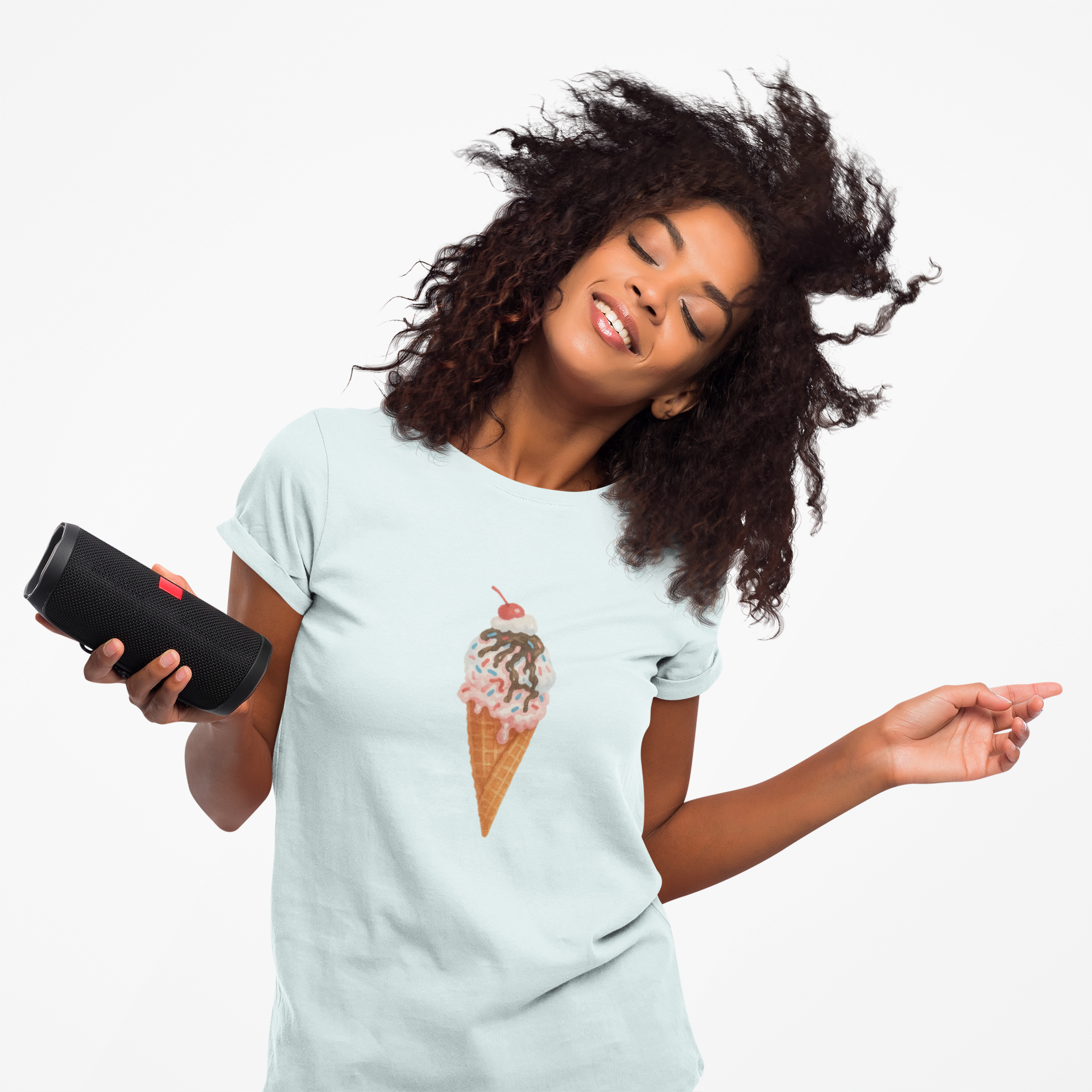 Ice Cream Tee, Summer Shirt, Food Lover Gift, Unisex T-Shirt, Graphic Tee, Cute Dessert Apparel product thumbnail image Ice Cream Tee, Summer Shirt, Food Lover Gift, Unisex T-Shirt, Graphic Tee, Cute Dessert Apparel product thumbnail image