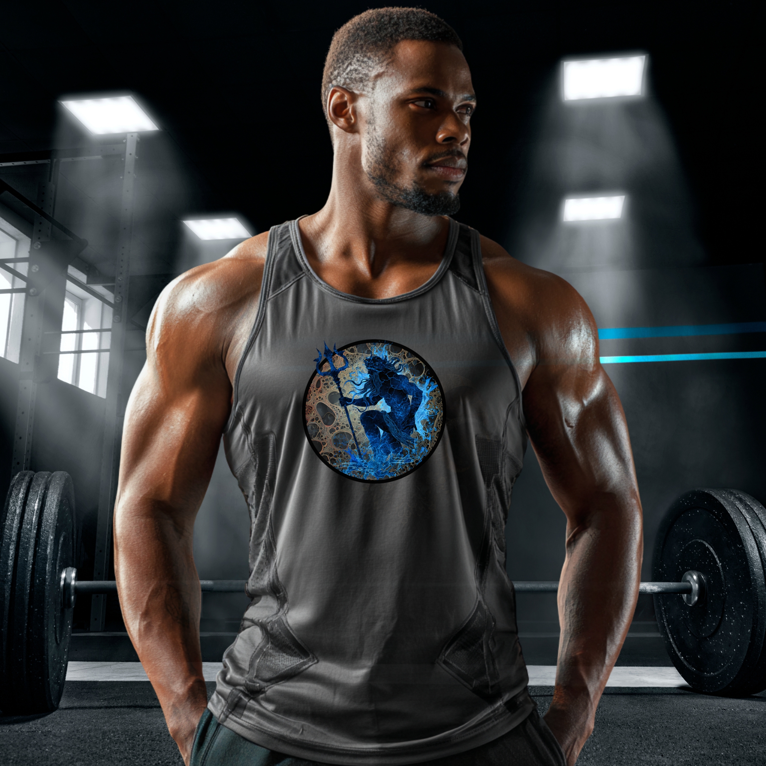 Aquarius Zodiac Sign Unisex Jersey Tank product thumbnail image Aquarius Zodiac Sign Unisex Jersey Tank product thumbnail image