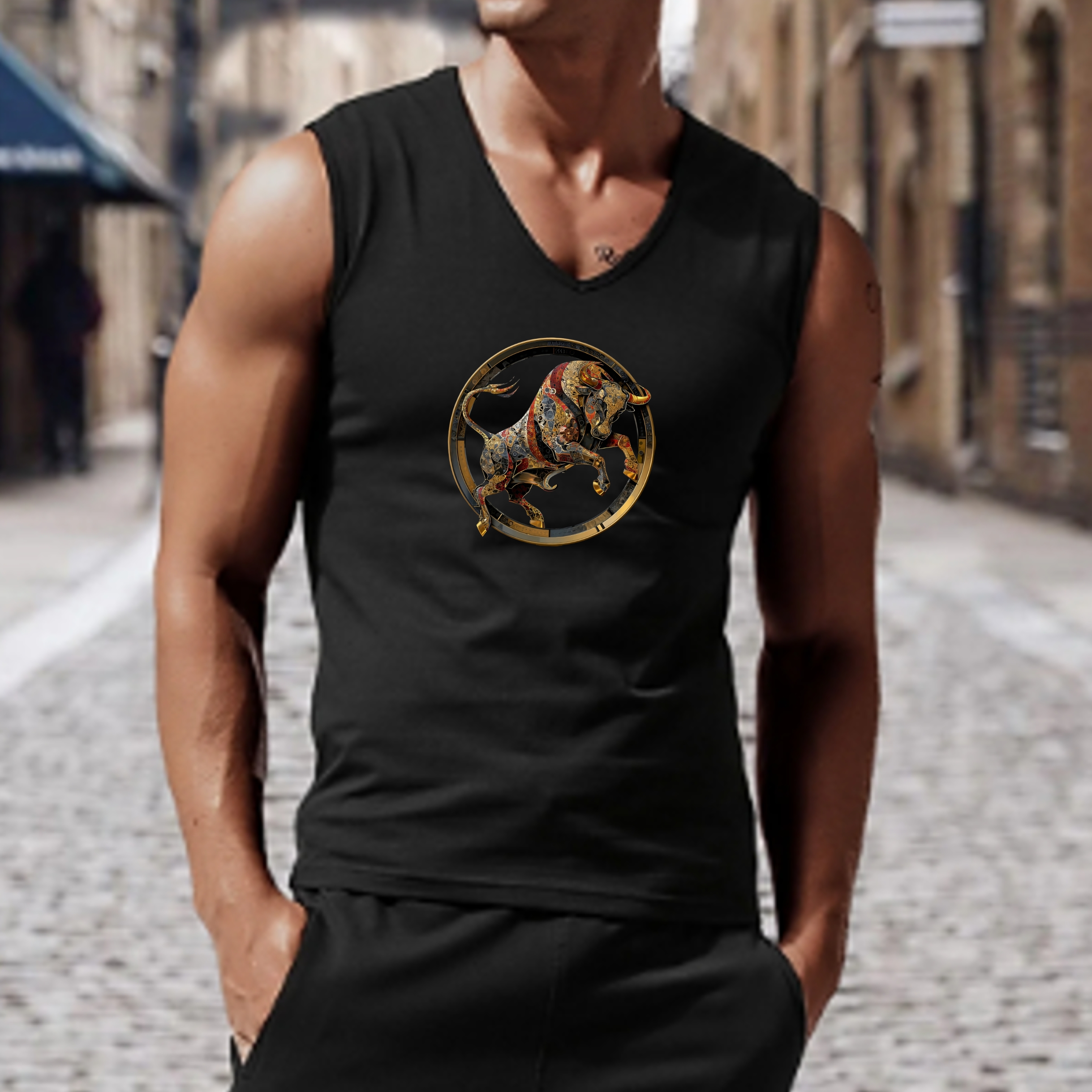 Taurus Astrological Sign Unisex Jersey Tank product thumbnail image Taurus Astrological Sign Unisex Jersey Tank product thumbnail image