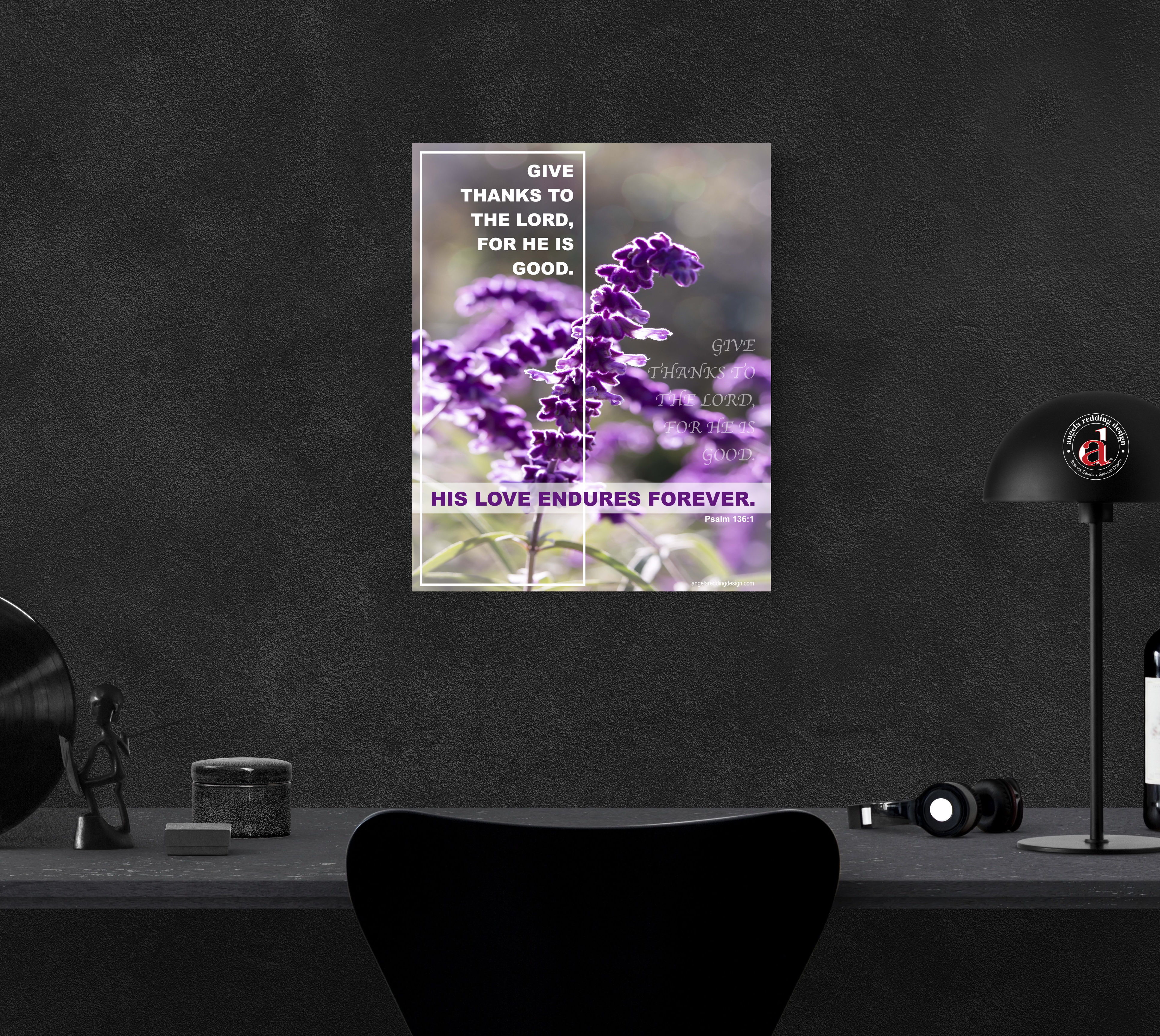 Give Thanks to The Lord mini Poster