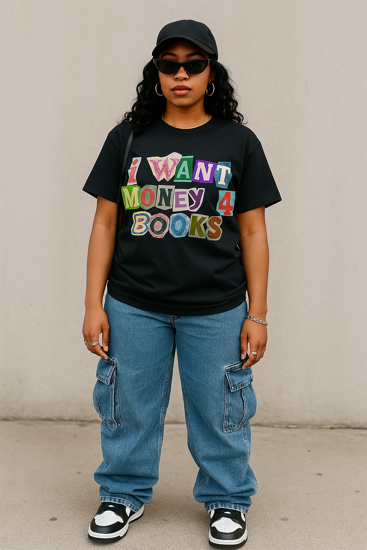 I Want Money 4 Books Tee product thumbnail image I Want Money 4 Books Tee product thumbnail image