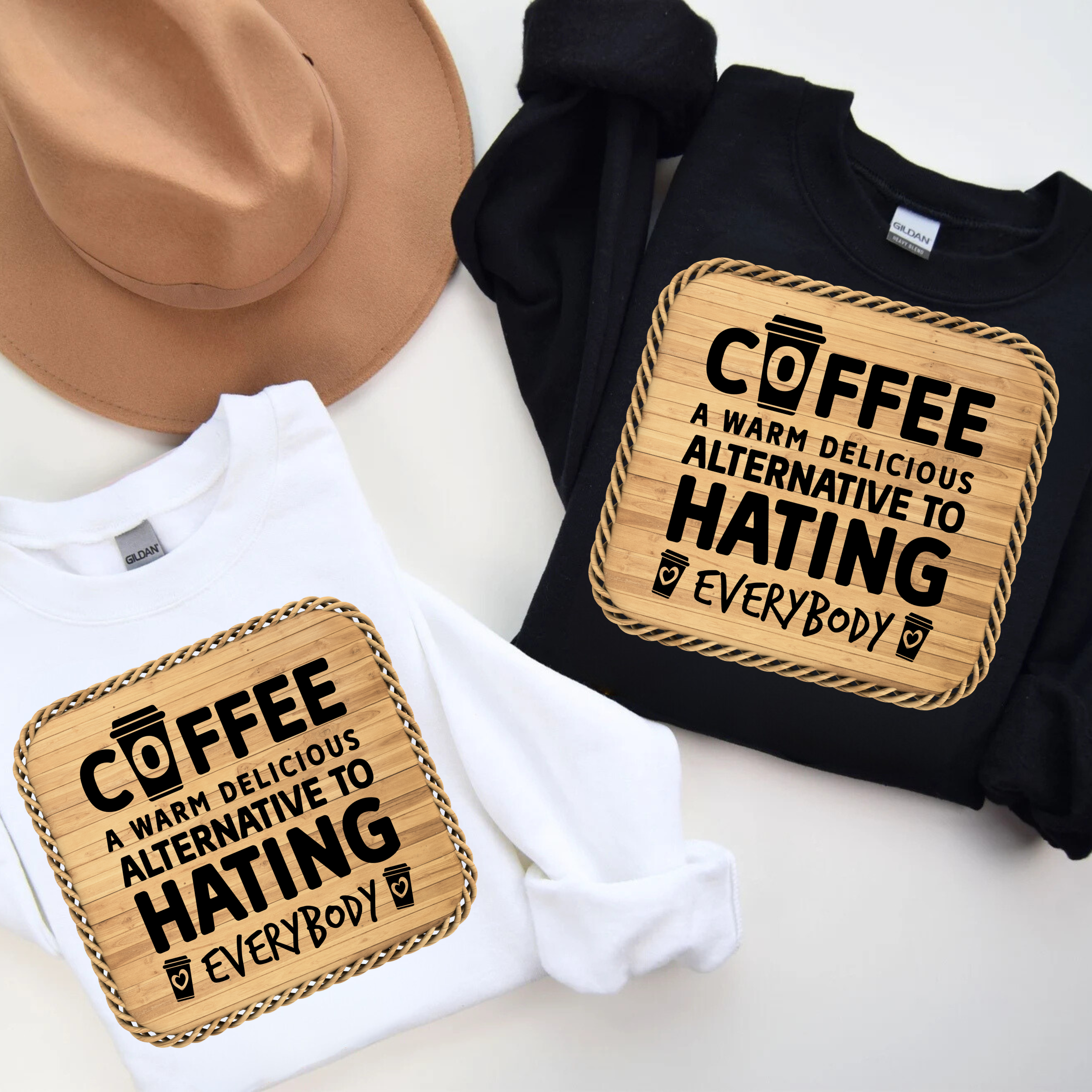  A Warm Alternative to Hating Everybody, Cute Graphic Tee, Gift for Coffee Drinkers, Funny Shirt, Everyday [...] product thumbnail image