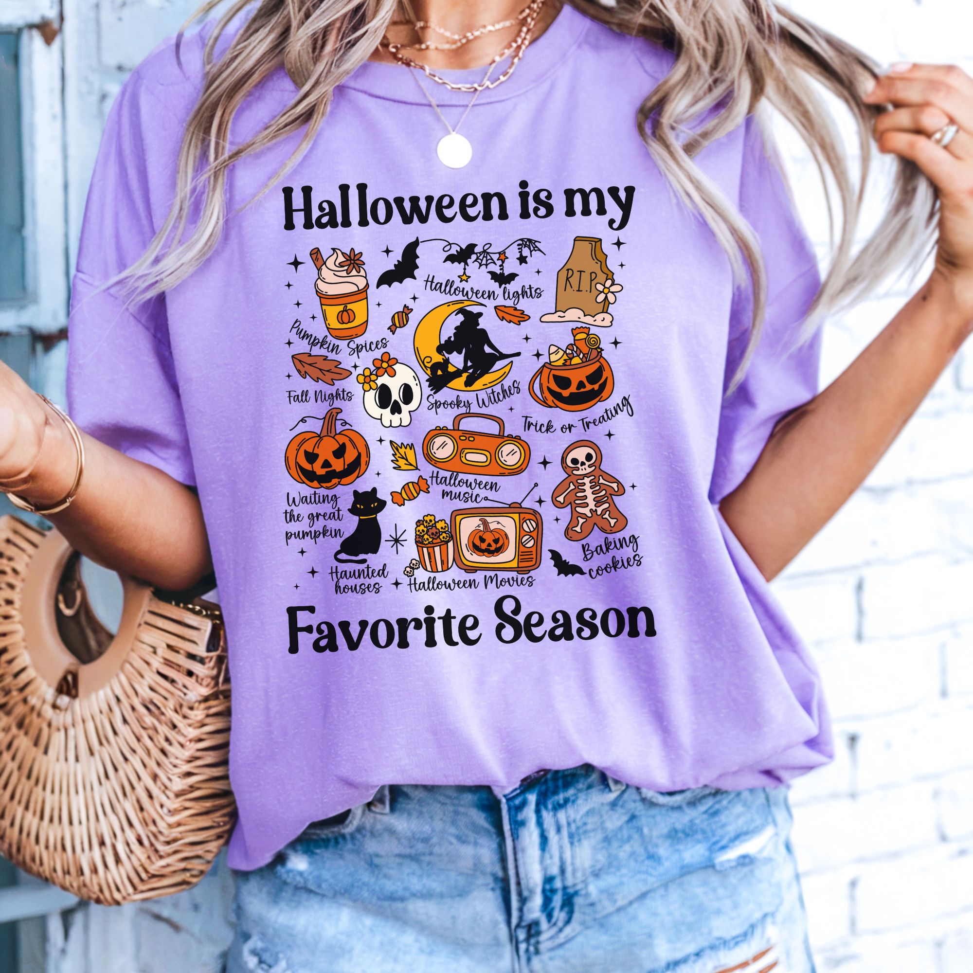 Halloween Favorite Season T-shirt product thumbnail image Halloween Favorite Season T-shirt product thumbnail image