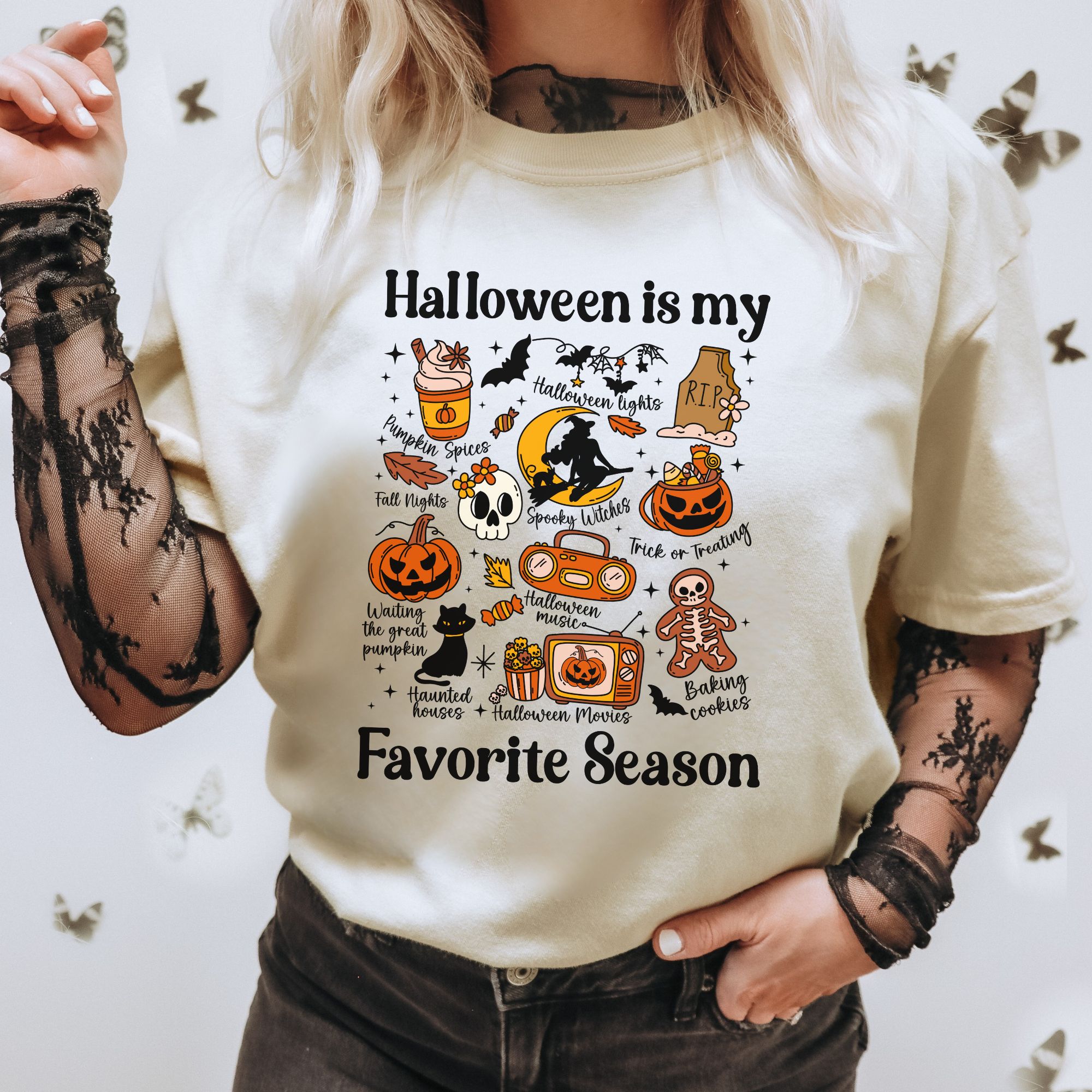 Halloween Favorite Season T-shirt product thumbnail image Halloween Favorite Season T-shirt product thumbnail image