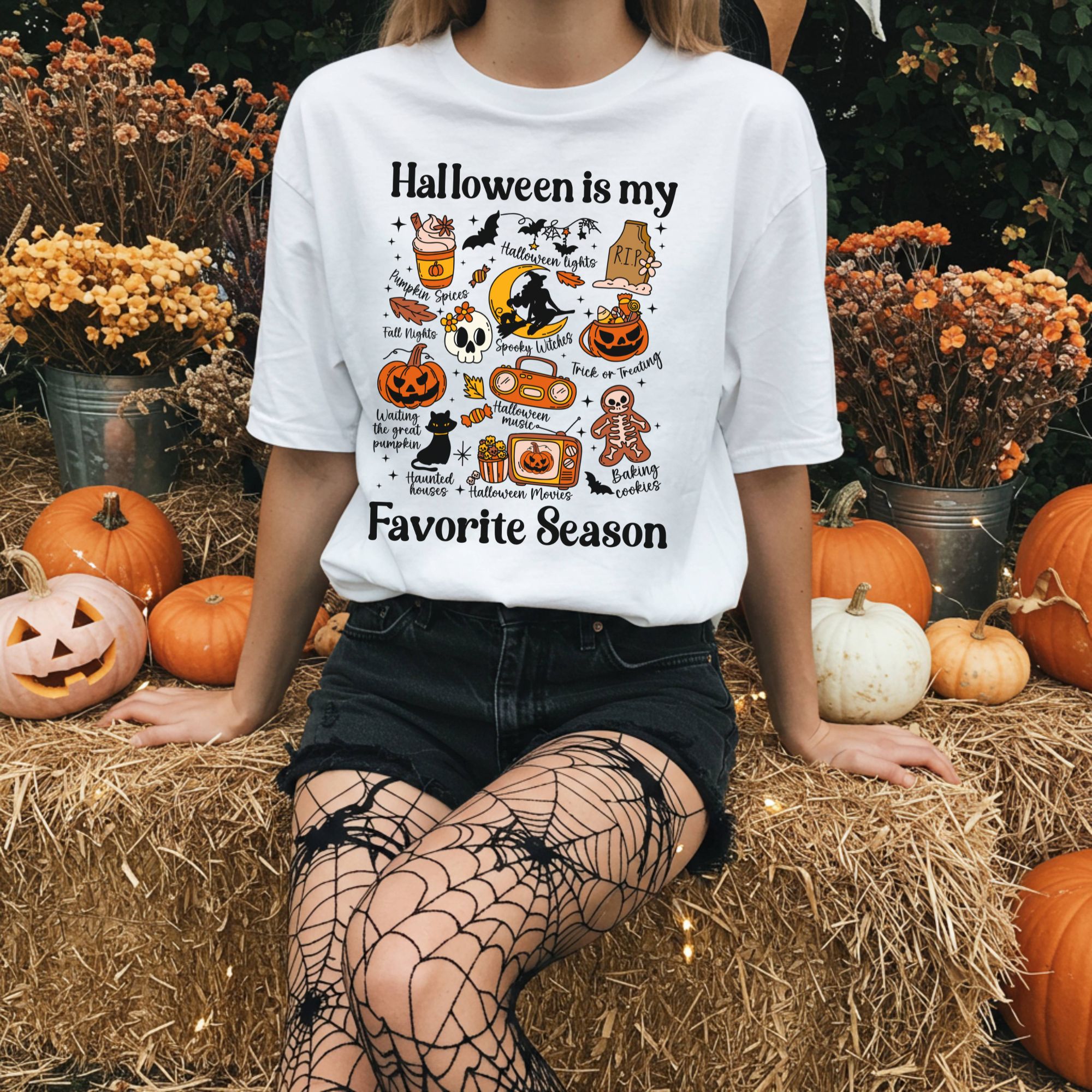 Halloween Favorite Season T-shirt product thumbnail image Halloween Favorite Season T-shirt product thumbnail image