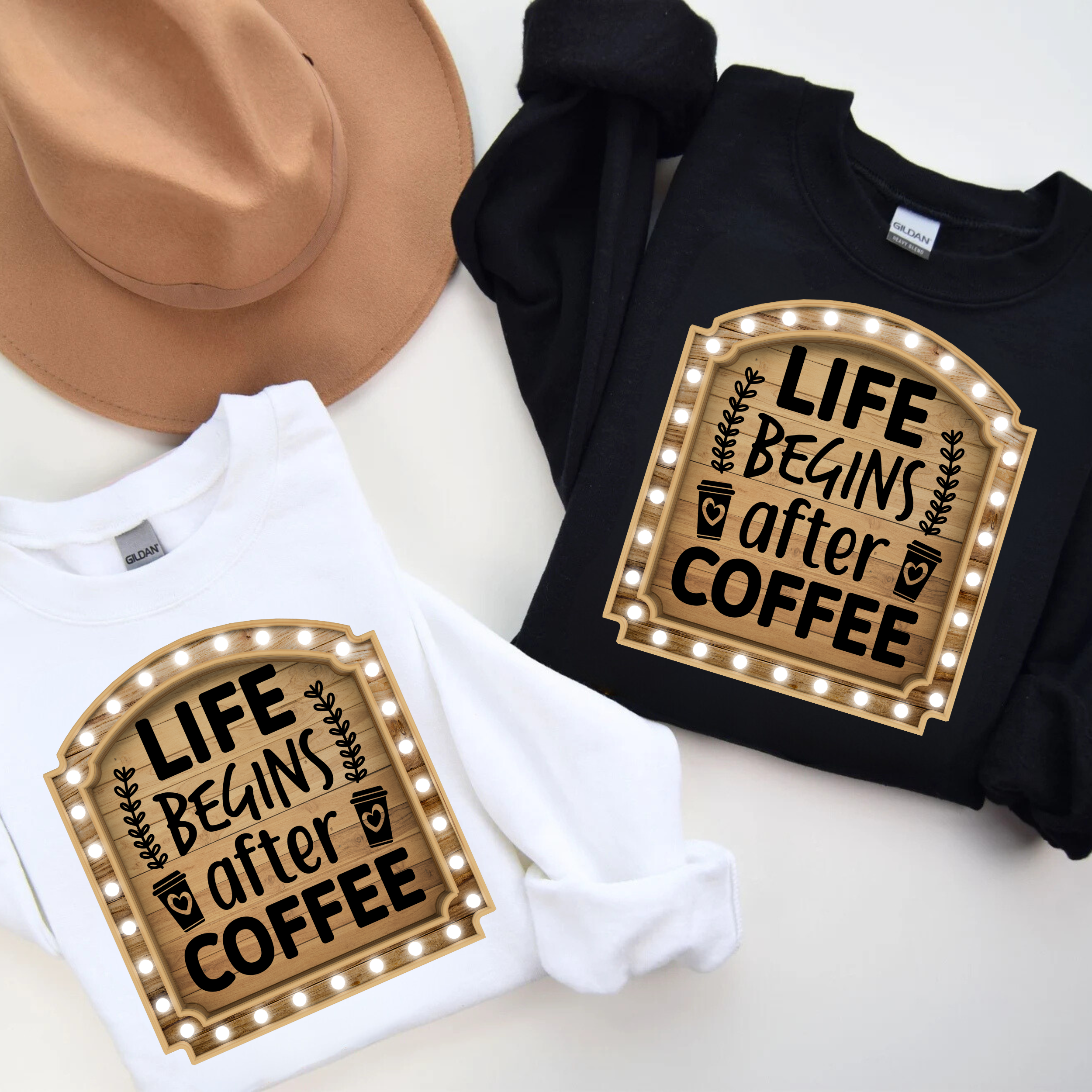 Life Begins After Coffee Tee, Unisex Graphic T-Shirt, Coffee Lover Gift, Casual Wear, Perfect for Mornings, Fun Gift Idea product thumbnail image
