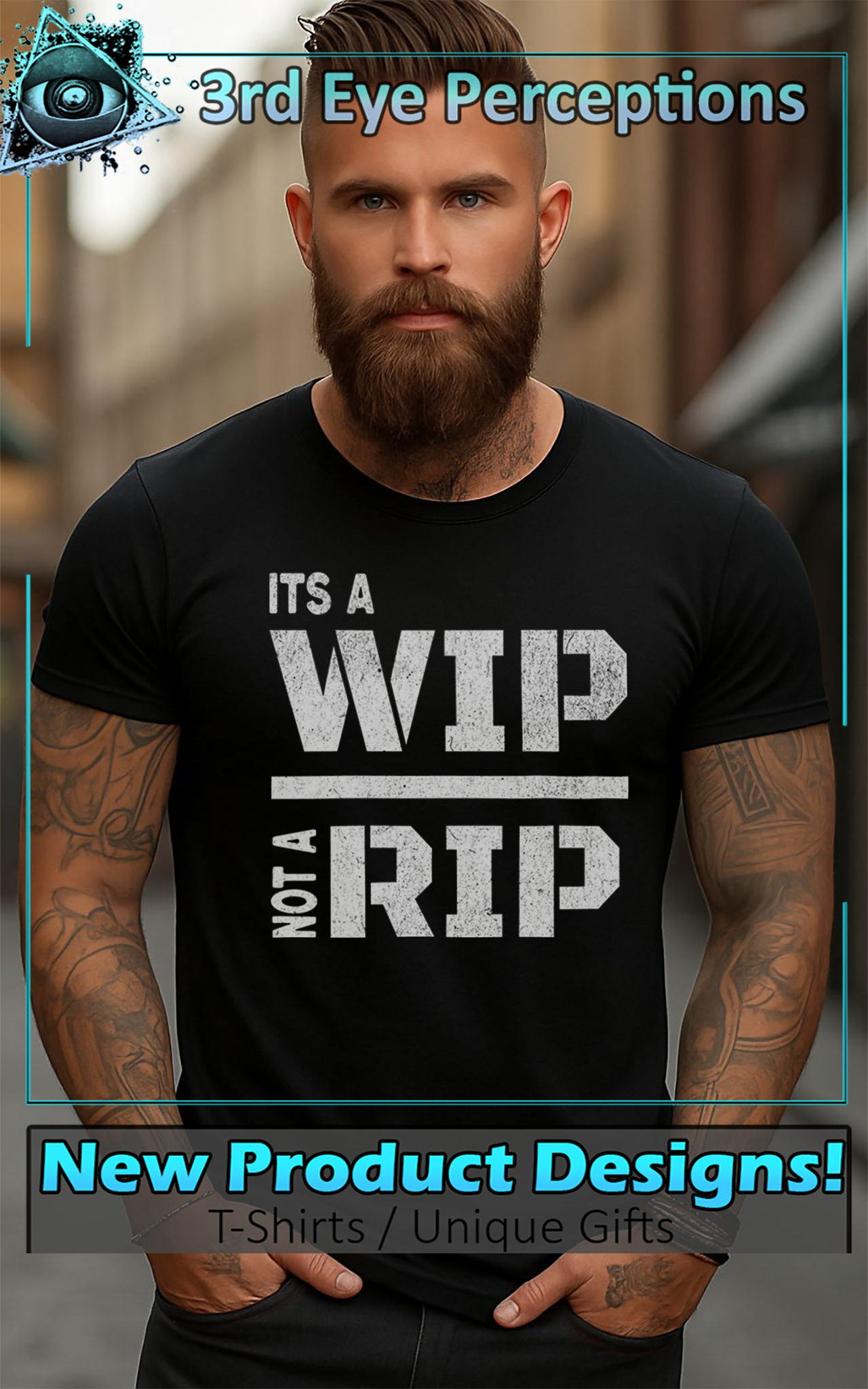 Fun Bold Text Inspiration Design It's A WIP Not A RIP