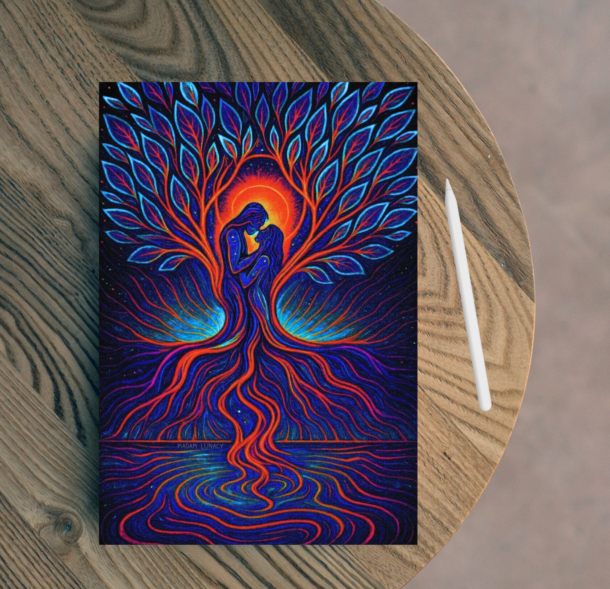 I'm You're A Tree. I'm A Tree. Art by Madam Lunacy - ART PRINT │Dreamscape Art Portal  I'm You're A Tree. I'm A Tree. Art by Madam Lunacy - ART PRINT │Dreamscape Art Portal