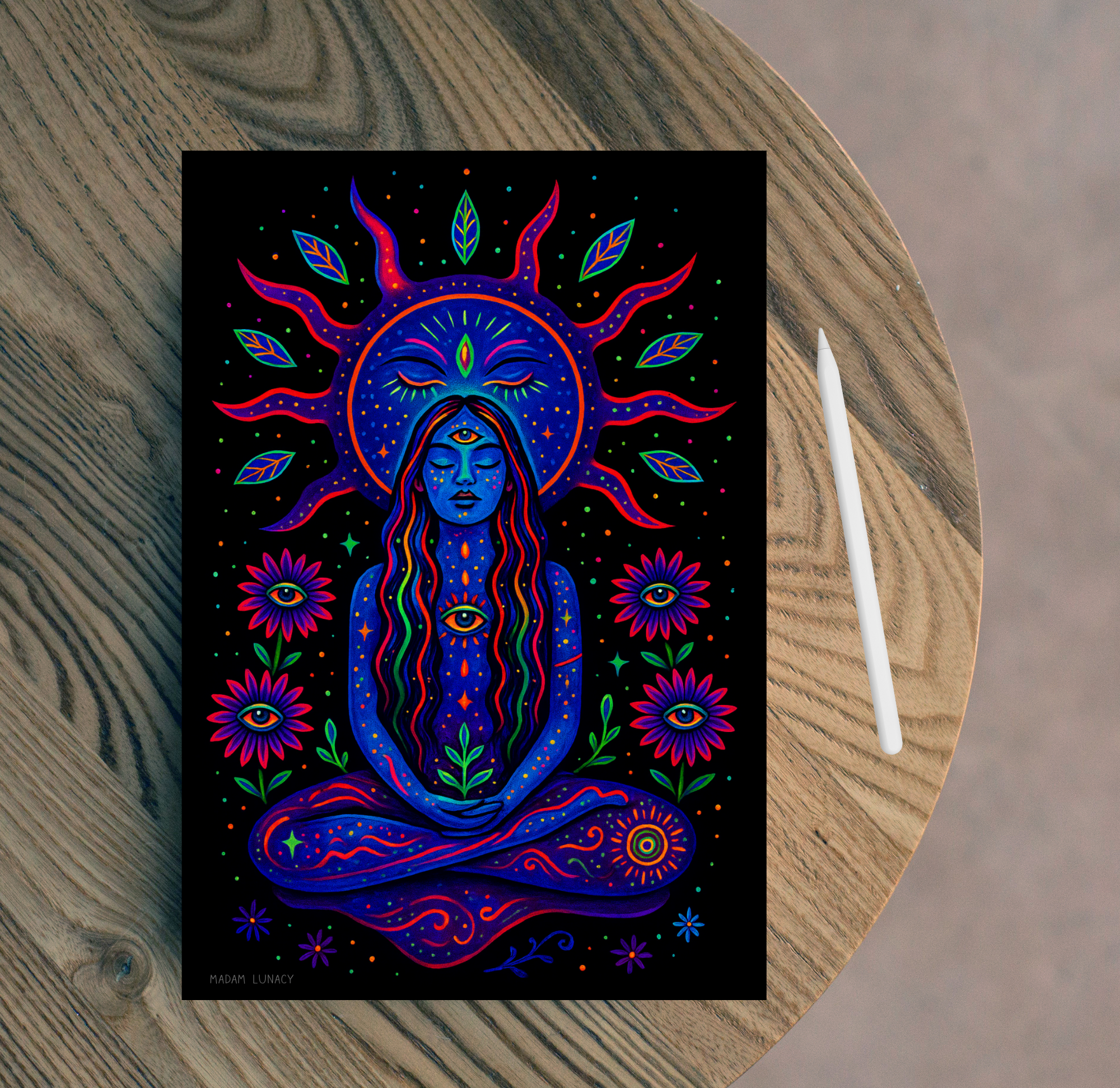 Illuminated. Art by Madam Lunacy - ART PRINT │Dreamscape Art Portal  Illuminated. Art by Madam Lunacy - ART PRINT │Dreamscape Art Portal