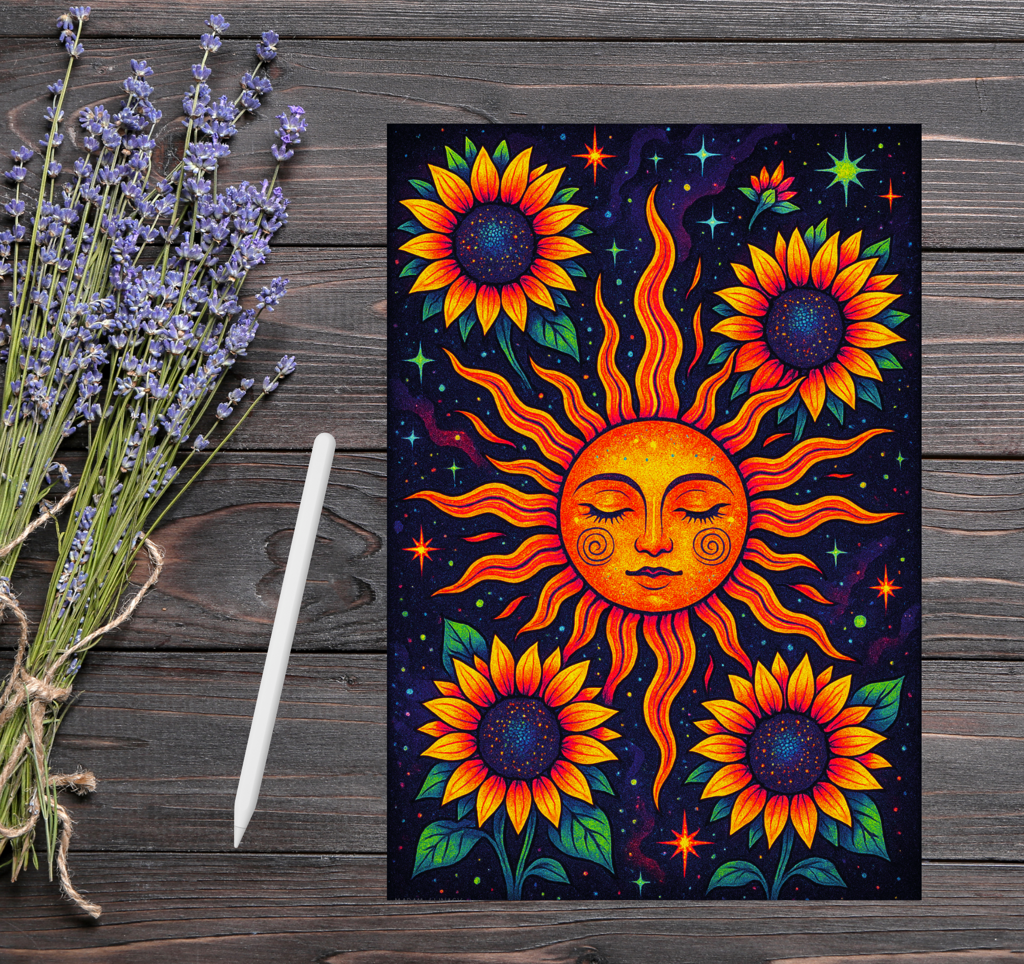 You're My Sunflower. Art by Madam Lunacy - ART PRINT │Dreamscape Art Portal product thumbnail image You're My Sunflower. Art by Madam Lunacy - ART PRINT │Dreamscape Art Portal product thumbnail image