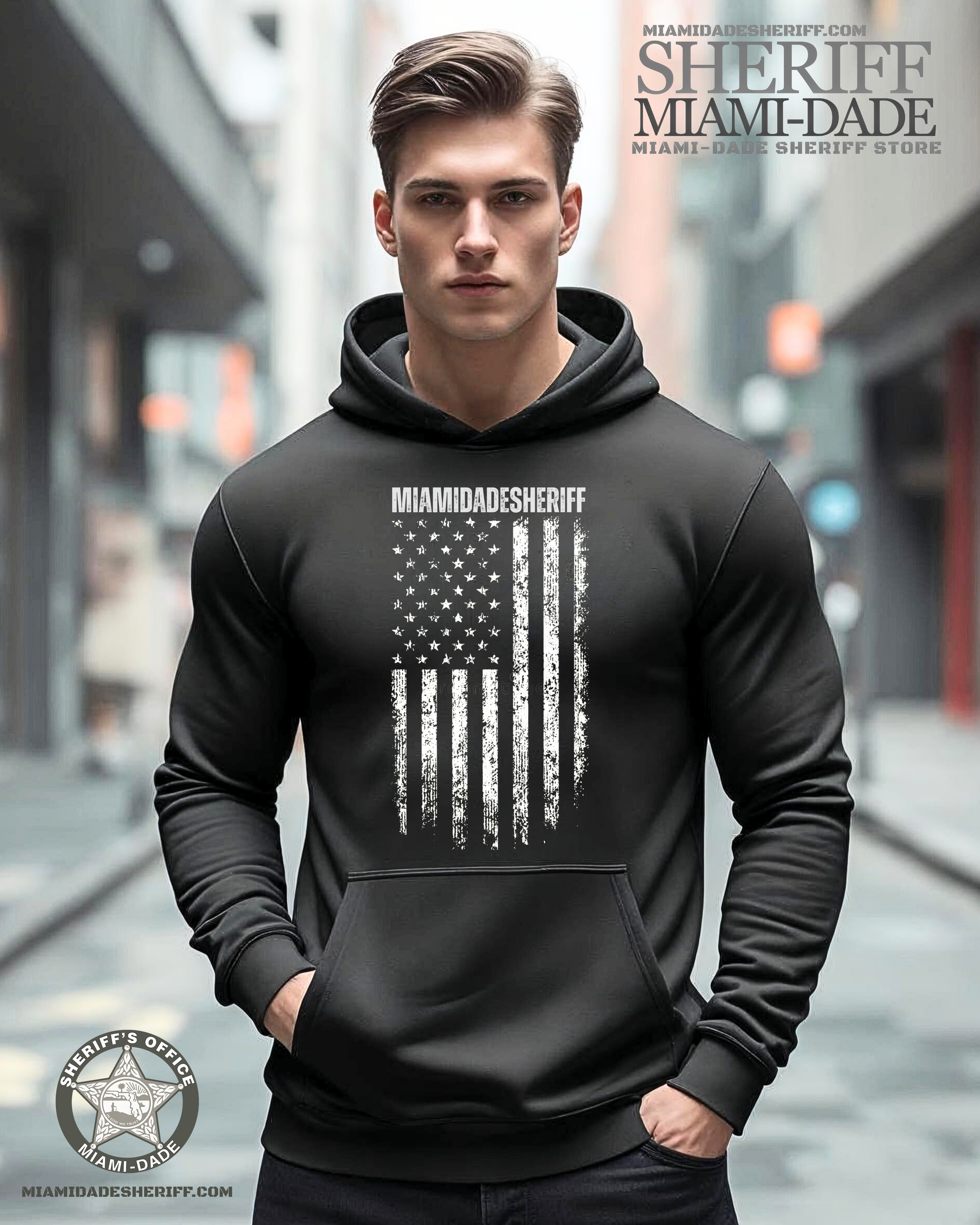 MIAMI DADE SHERIFF INSPIRED HOODIE product thumbnail image