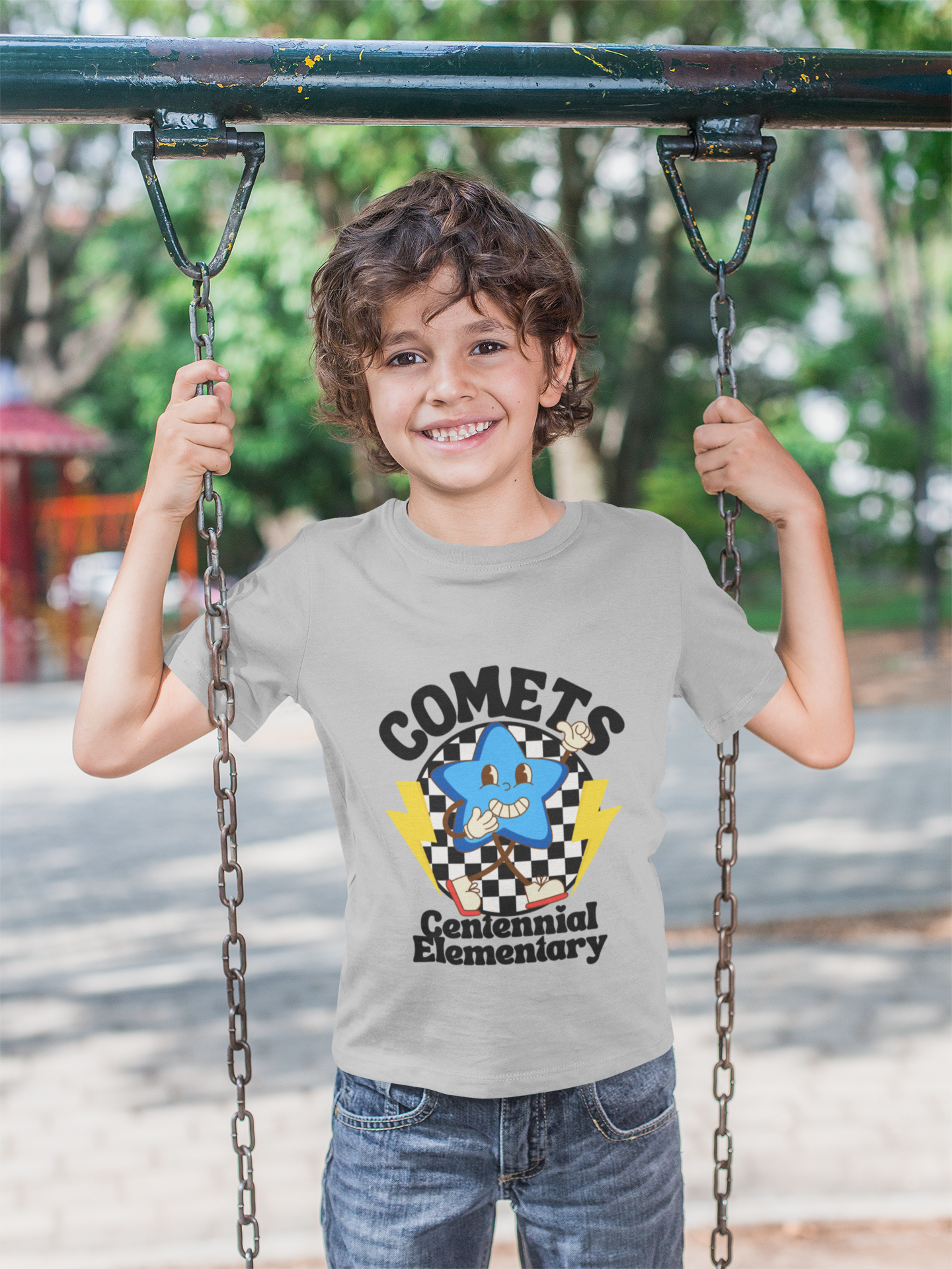 Centennial Comets Kids Tee, School Spirit Shirt, Kids Graphic Tee, Fun Playwear, Comets Merchandise, Birthday Gift for Kids product thumbnail image Centennial Comets Kids Tee, School Spirit Shirt, Kids Graphic Tee, Fun Playwear, Comets Merchandise, Birthday Gift for Kids product thumbnail image
