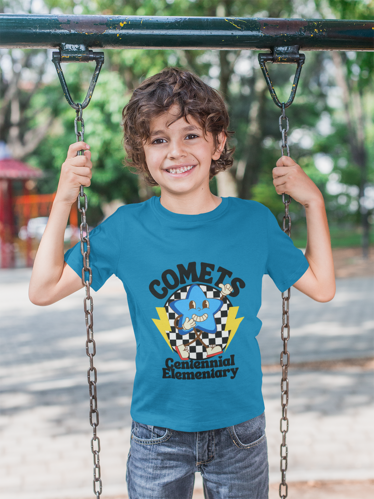 Centennial Comets Kids Tee, School Spirit Shirt, Kids Graphic Tee, Fun Playwear, Comets Merchandise, Birthday Gift for Kids