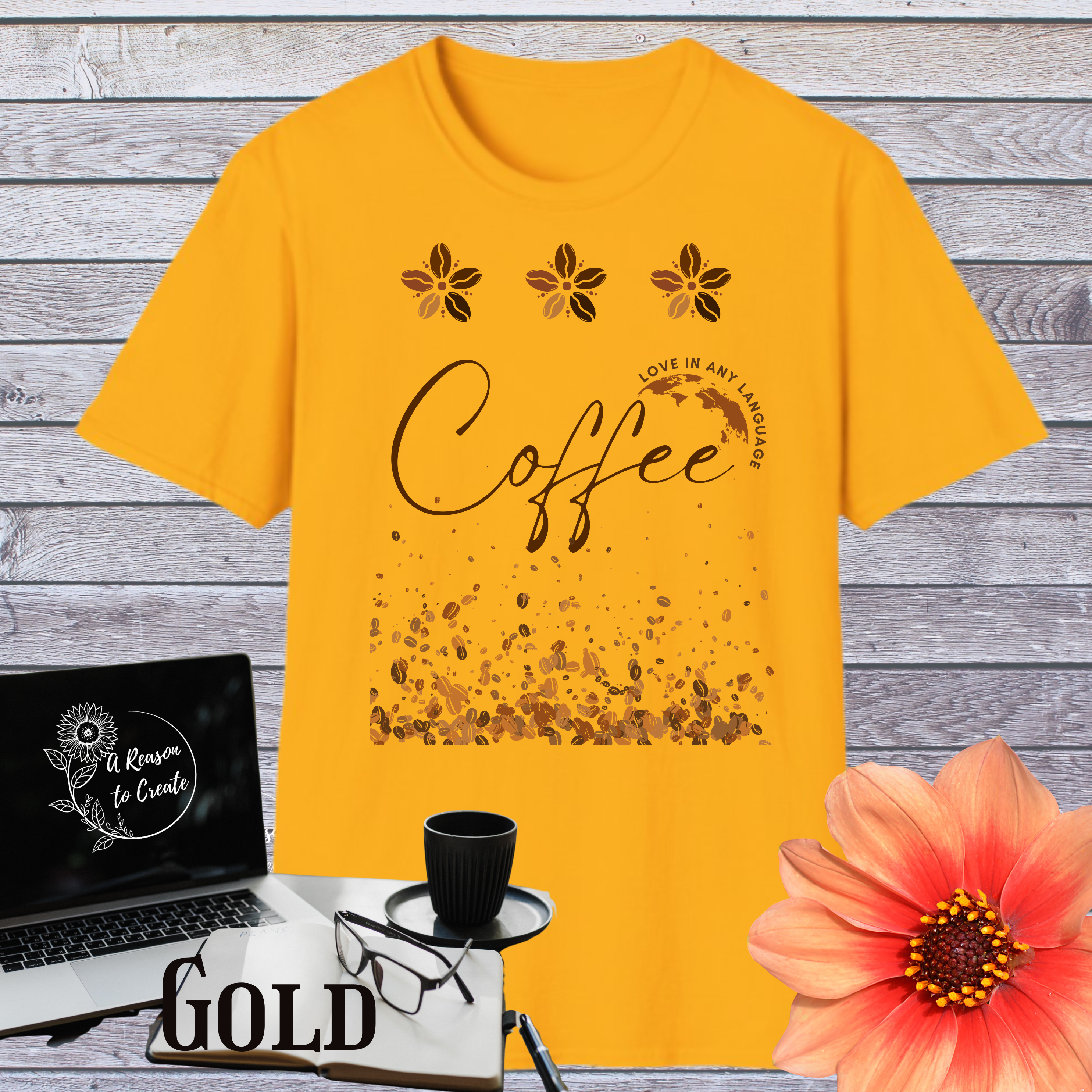 Coffee lover T-Shirt gift for birthday gift for coffee addicts product thumbnail image