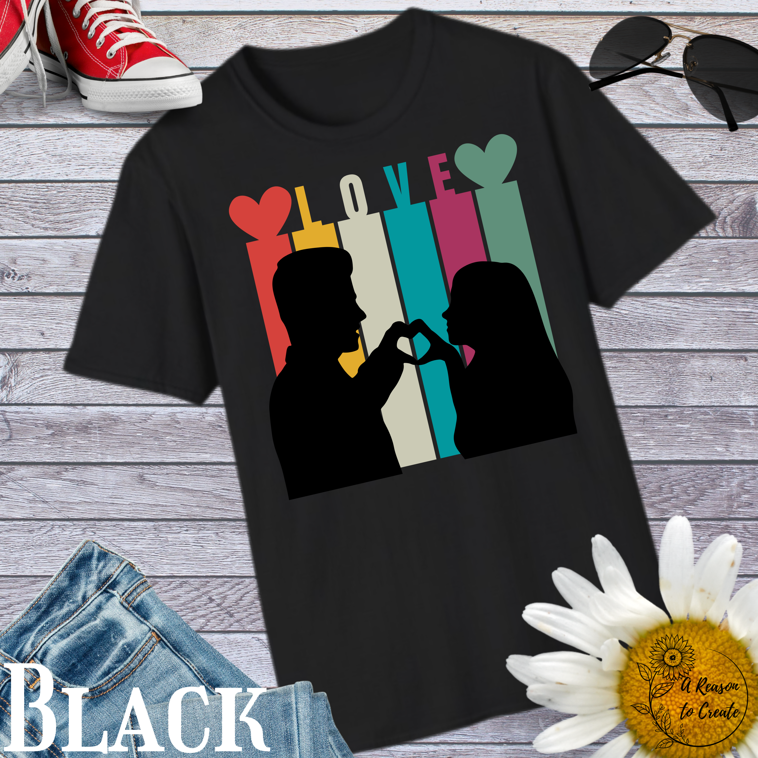 Love Heart Unisex T-Shirt - Cute Couple Tee, Valentine's Day Gift, Relationship Outfit, Gift for Him/Her, Casual Wear