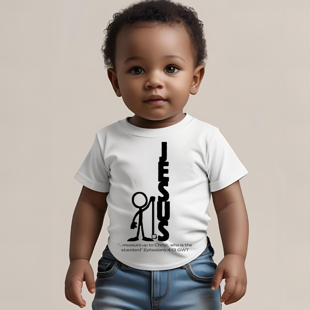 Jesus is the Standard Infant Fine Jersey Tee Jesus is the Standard Infant Fine Jersey Tee