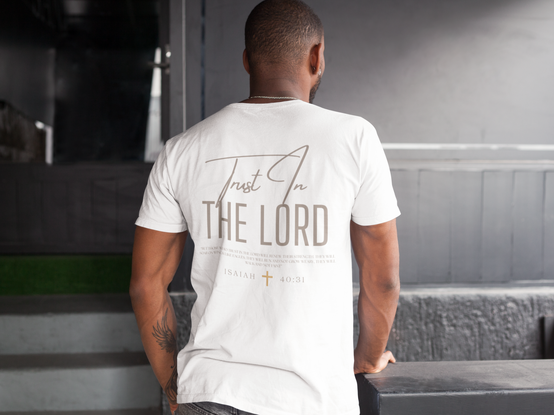 Trust In the Lord Unisex Tee - Inspirational Christian Shirt, Isaiah 40:31, Trust In The Lord, Religious Gift, Everyday Wear, Motivational Apparel product thumbnail image Trust In the Lord Unisex Tee - Inspirational Christian Shirt, Isaiah 40:31, Trust In The Lord, Religious Gift, Everyday Wear, Motivational Apparel product thumbnail image