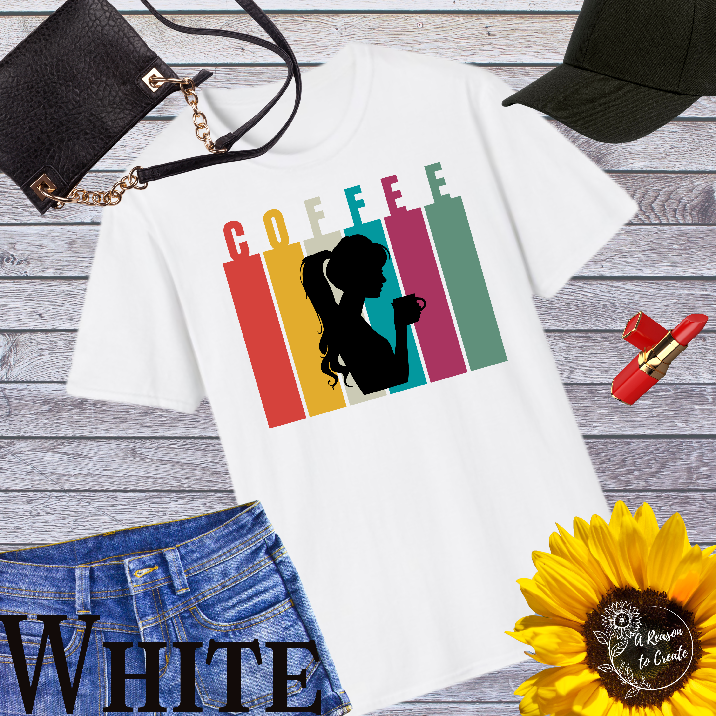 Coffee Lover's Unisex Softstyle T-Shirt - Vintage Coffee Silhouette Tee, Gift for Coffee Enthusiasts, Casual Wear, Fun Coffee Shirt product thumbnail image