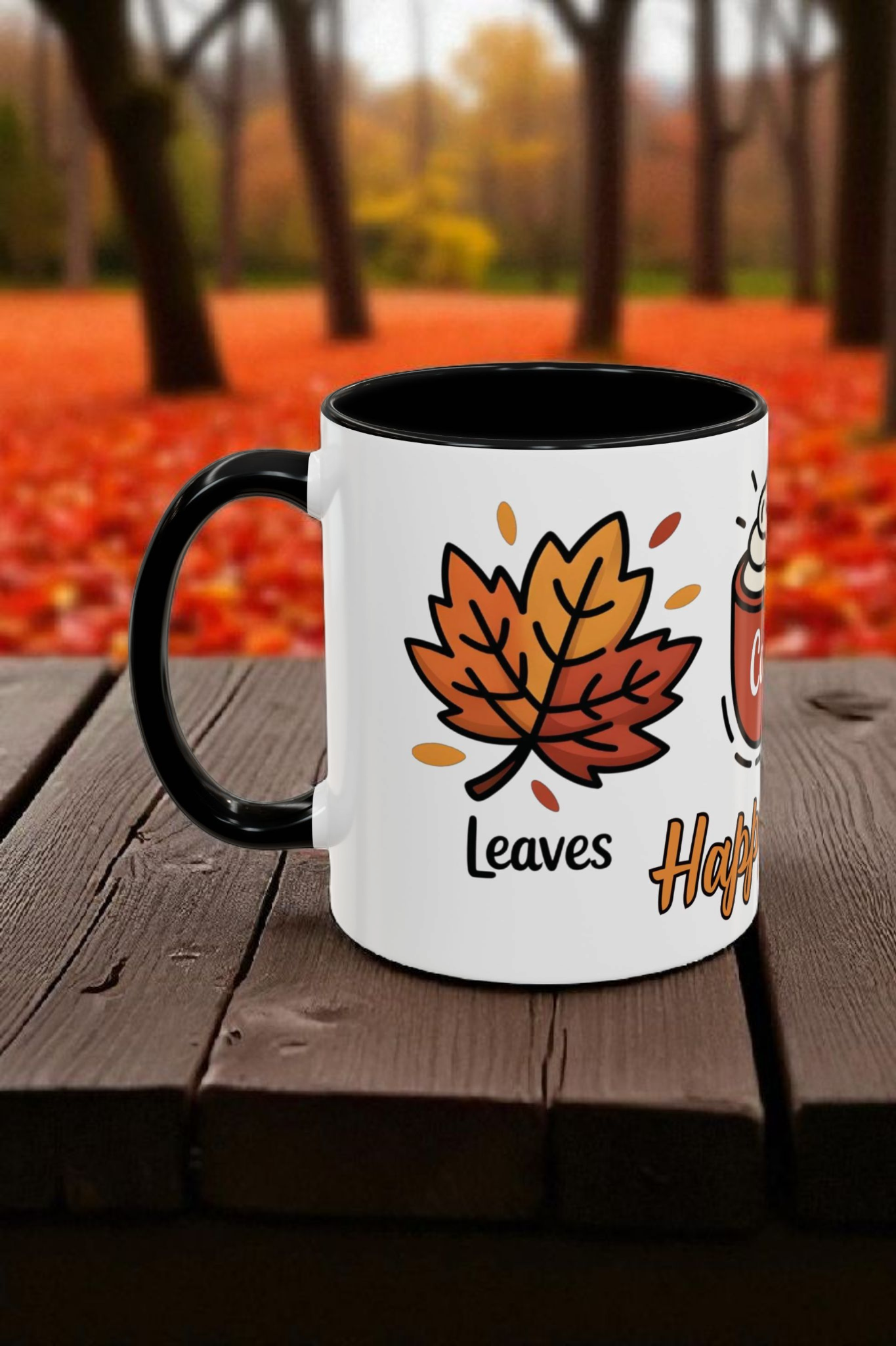 Cozy Fall Accent Coffee Mug - Perfect for Autumn, Harvest, Thanksgiving, Seasonal Decor, Warm Beverages product thumbnail image Cozy Fall Accent Coffee Mug - Perfect for Autumn, Harvest, Thanksgiving, Seasonal Decor, Warm Beverages product thumbnail image