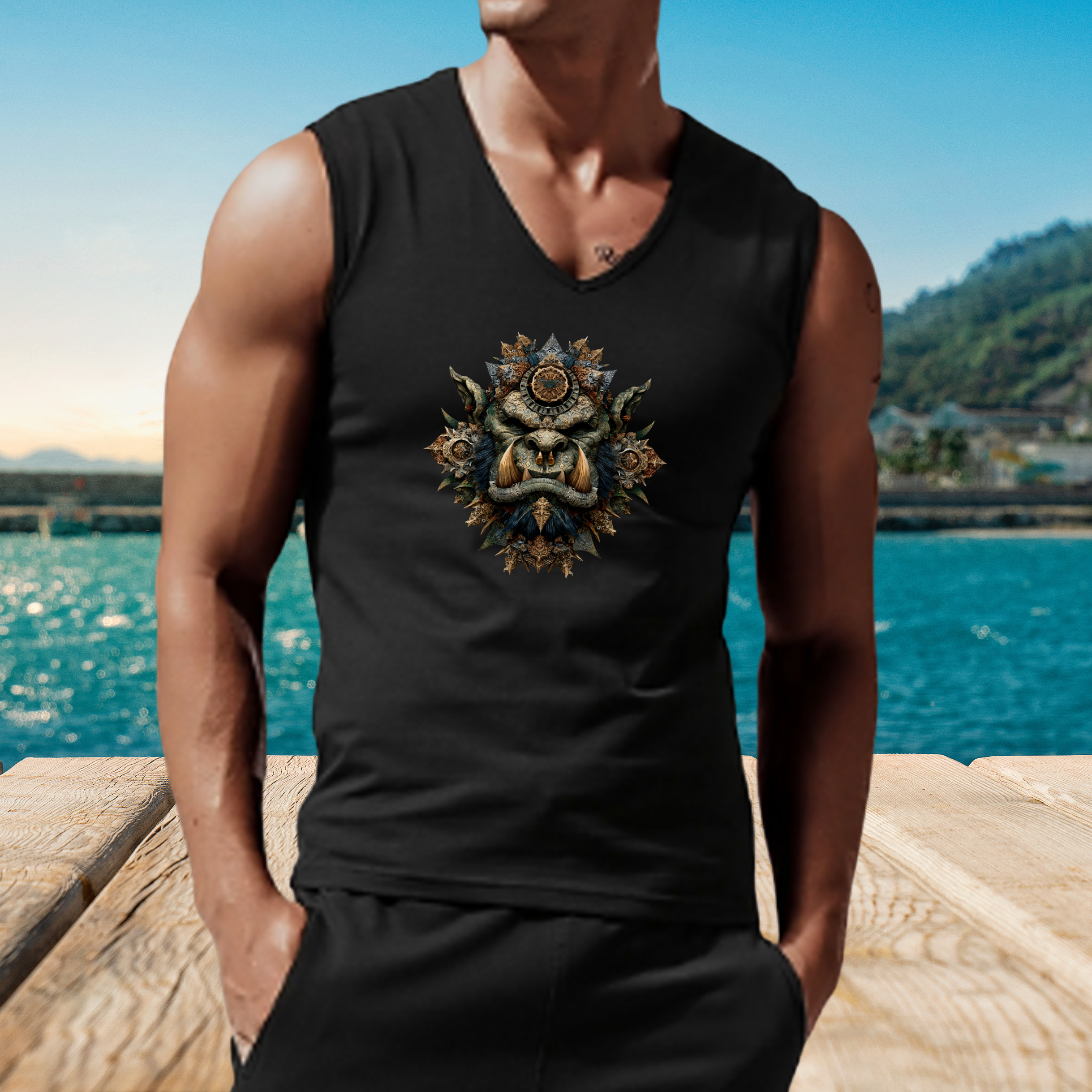 Orc Warrior Unisex Jersey Tank Top product thumbnail image Orc Warrior Unisex Jersey Tank Top product thumbnail image