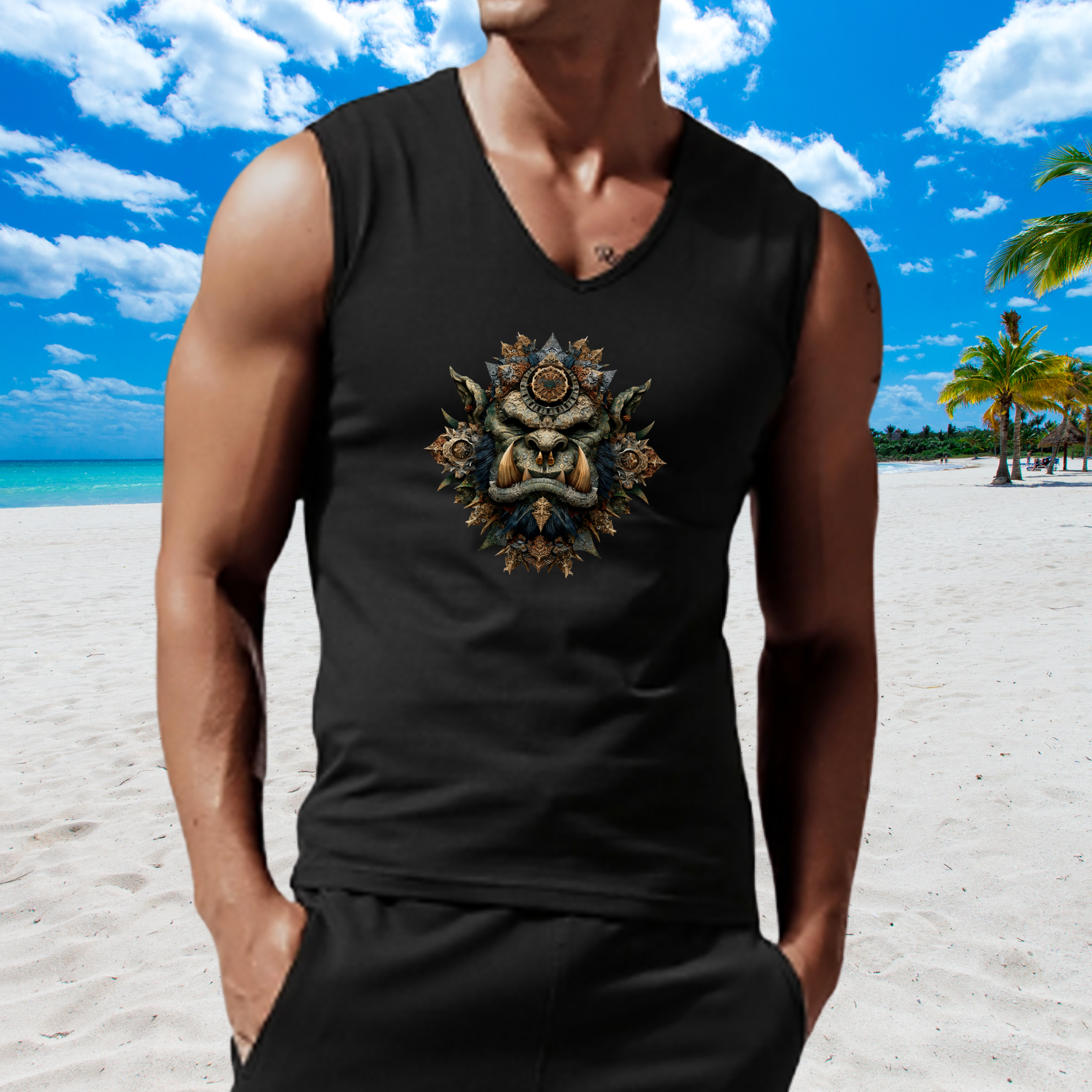 Orc Warrior Unisex Jersey Tank Top product thumbnail image Orc Warrior Unisex Jersey Tank Top product thumbnail image