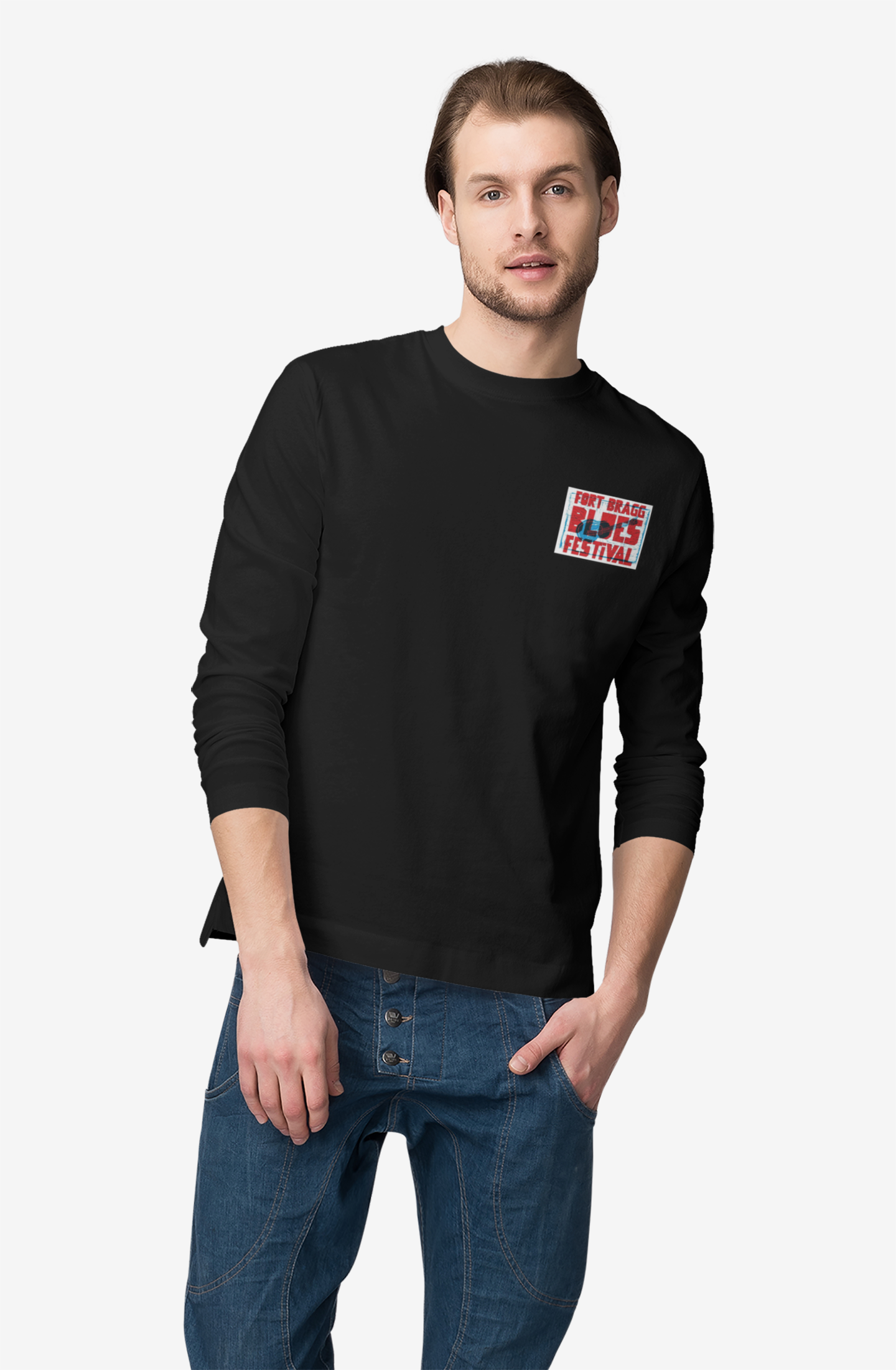 2025 Fort Bragg Blues Fest Unisex Ultra Cotton Long Sleeve Tee product thumbnail image 2025 Fort Bragg Blues Fest Unisex Ultra Cotton Long Sleeve Tee product thumbnail image