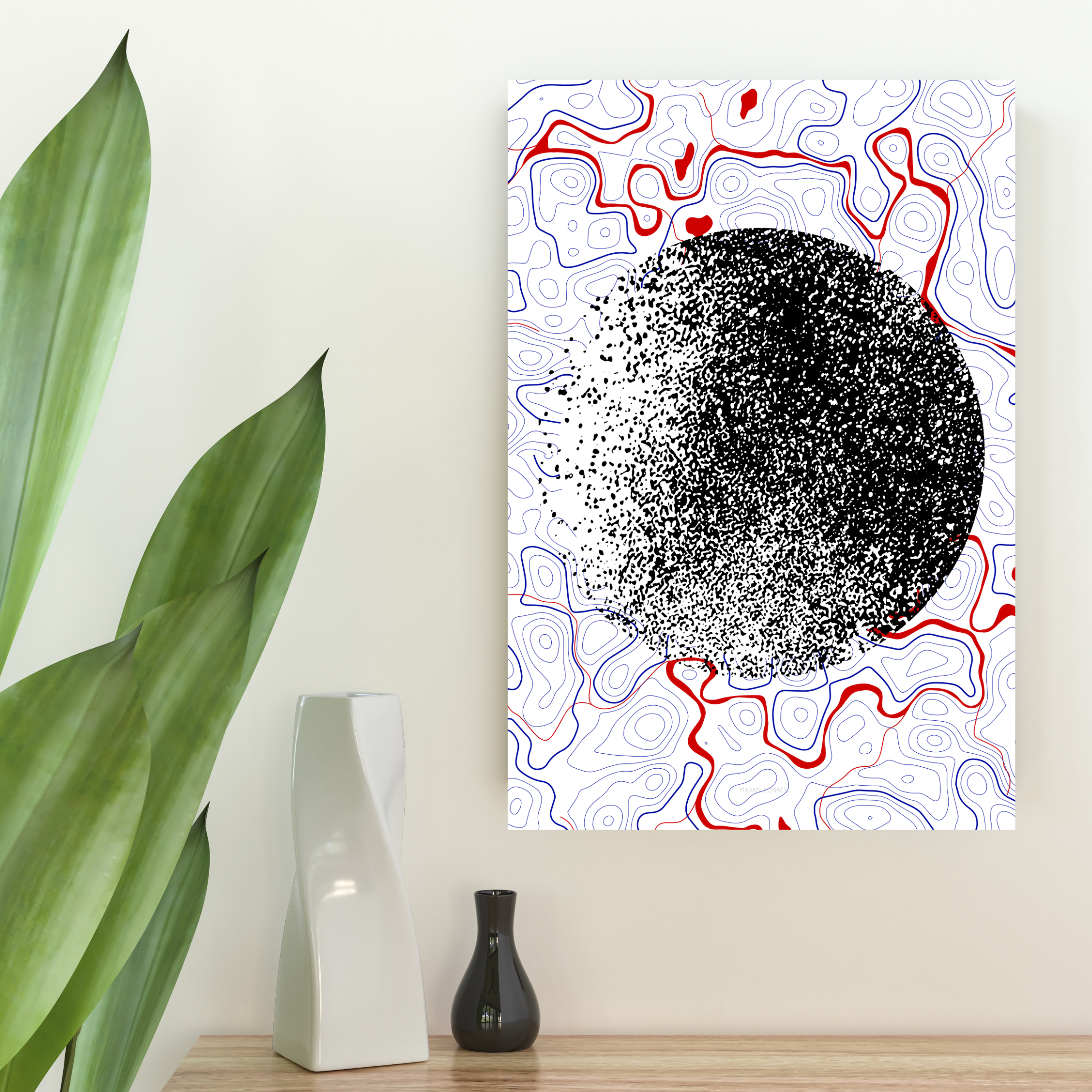 Dark Matter. Art by Madam Lunacy - CANVAS │Astral Blueprints Collection