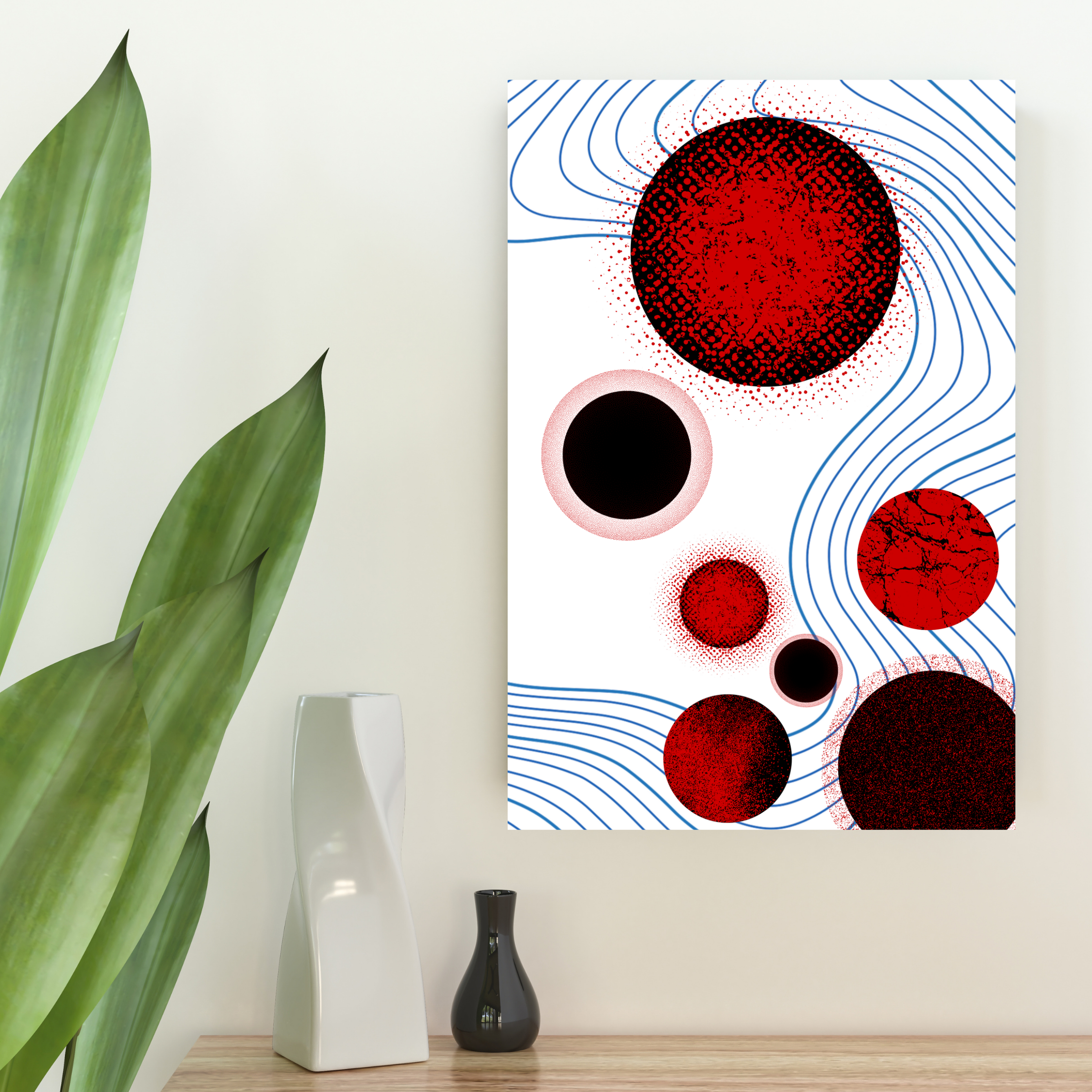 Blood Moon. Art by Madam Lunacy - CANVAS │Astral Blueprints Collection product thumbnail image