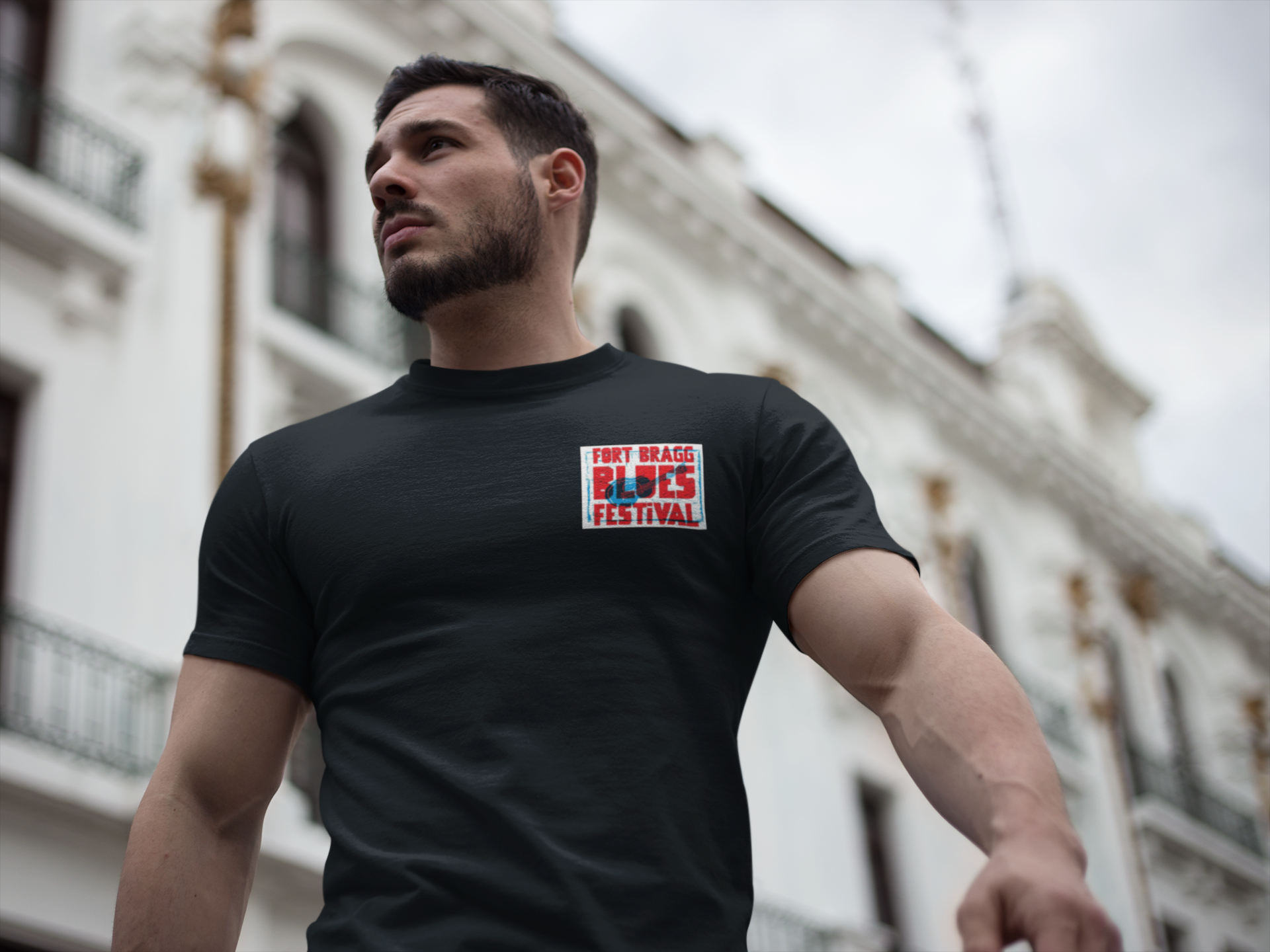 Fort Bragg Blues Festival Tee, Music Festival Shirt, Unisex Graphic Tee, Live Music Apparel, Concert T-Shirt, Summer Vibes Tee product thumbnail image