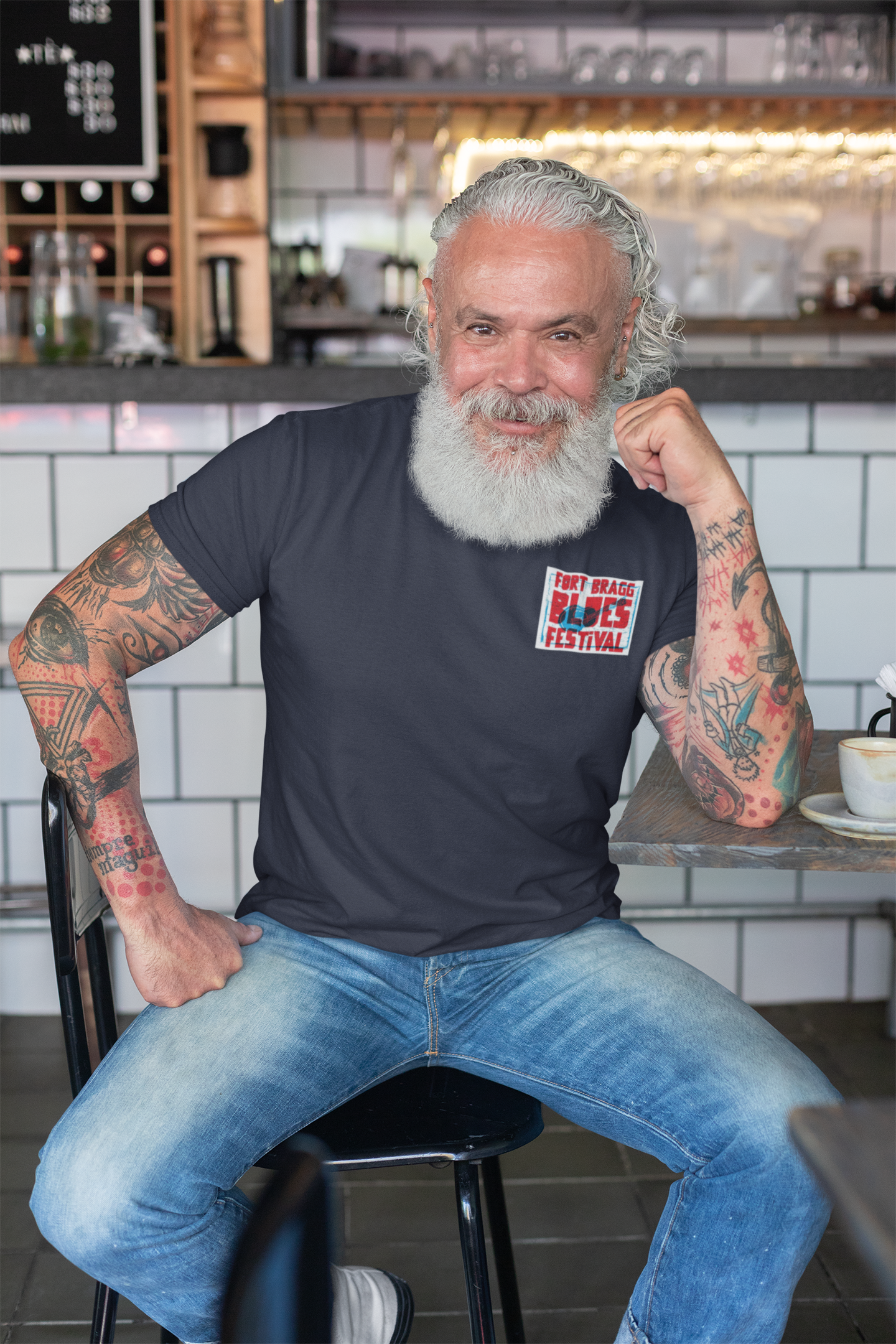 Fort Bragg Blues Festival Tee, Music Festival Shirt, Unisex Graphic Tee, Live Music Apparel, Concert T-Shirt, Summer Vibes Tee product thumbnail image