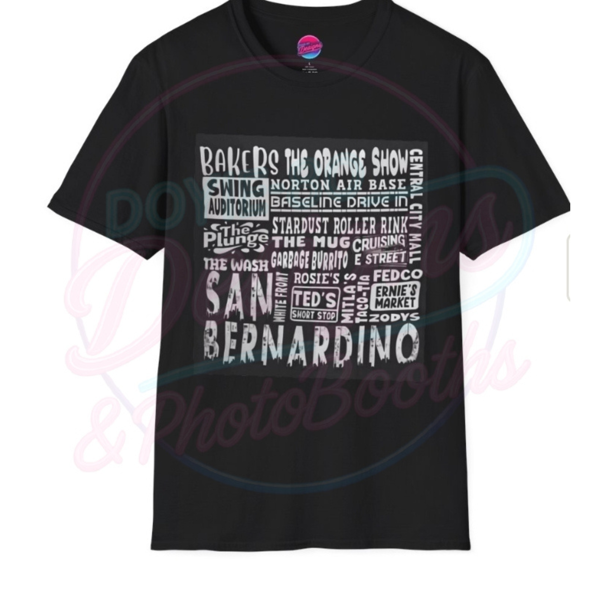 San Bernardino Graphic T-Shirt, Unisex Tee, Retro City Design, Festival Apparel, Casual Wear, Gift for Him and Her product thumbnail image San Bernardino Graphic T-Shirt, Unisex Tee, Retro City Design, Festival Apparel, Casual Wear, Gift for Him and Her product thumbnail image
