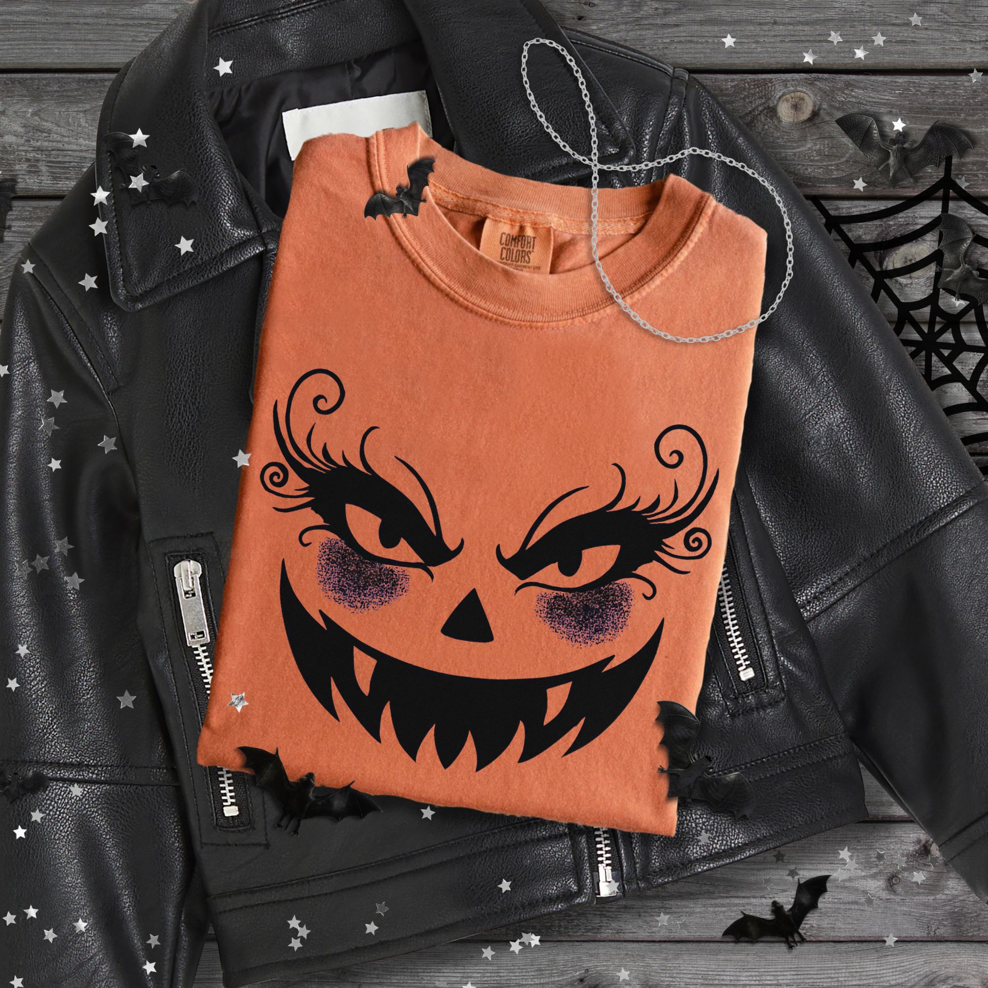 Spooky Pumpkin Face Shirt product thumbnail image Spooky Pumpkin Face Shirt product thumbnail image