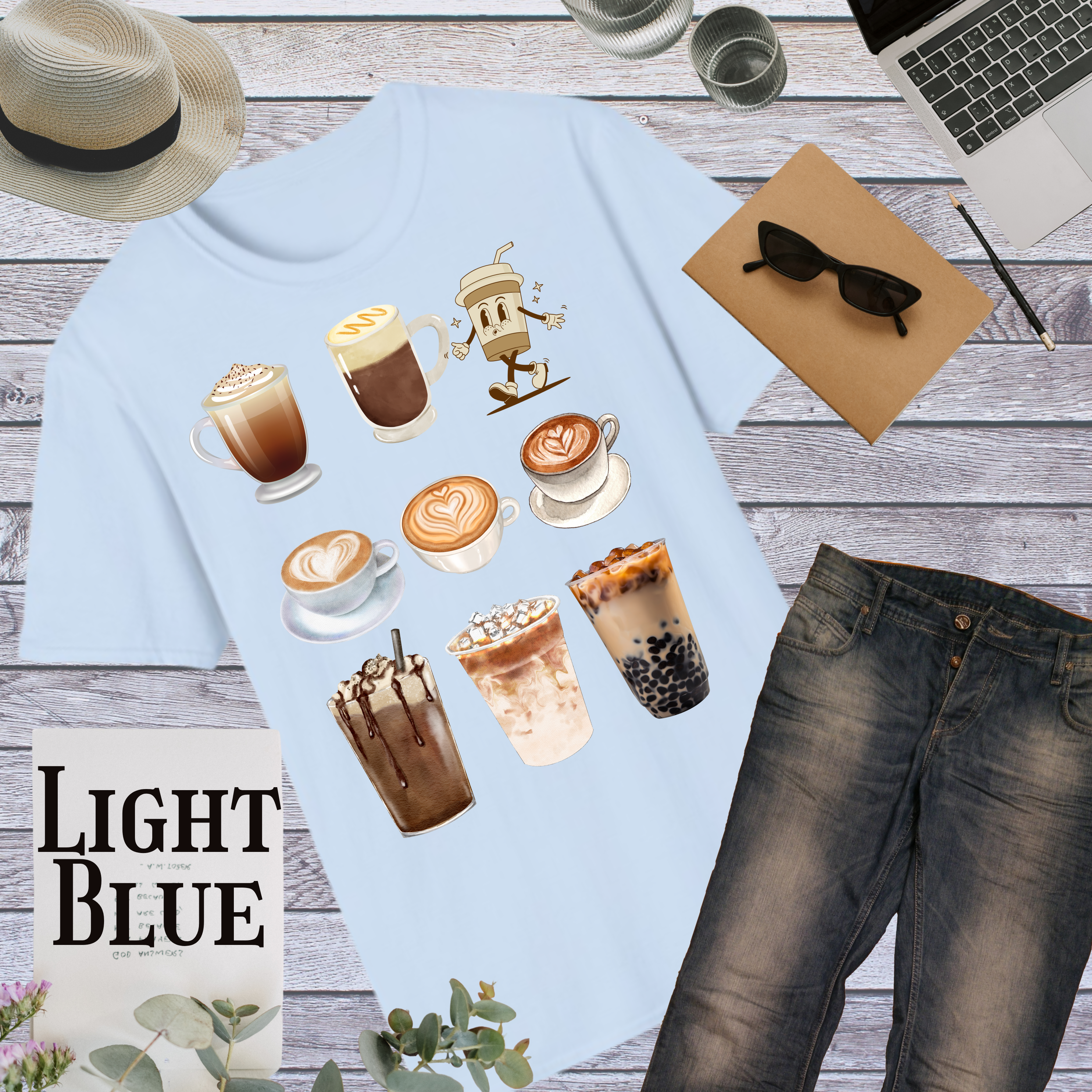 Coffee Lover's Unisex T-Shirt, Cute Cafe Tee, Gift for Baristas, Coffee Shop Merch, Beverage Graphic Tee, Coffee Lover Gift product thumbnail image Coffee Lover's Unisex T-Shirt, Cute Cafe Tee, Gift for Baristas, Coffee Shop Merch, Beverage Graphic Tee, Coffee Lover Gift product thumbnail image