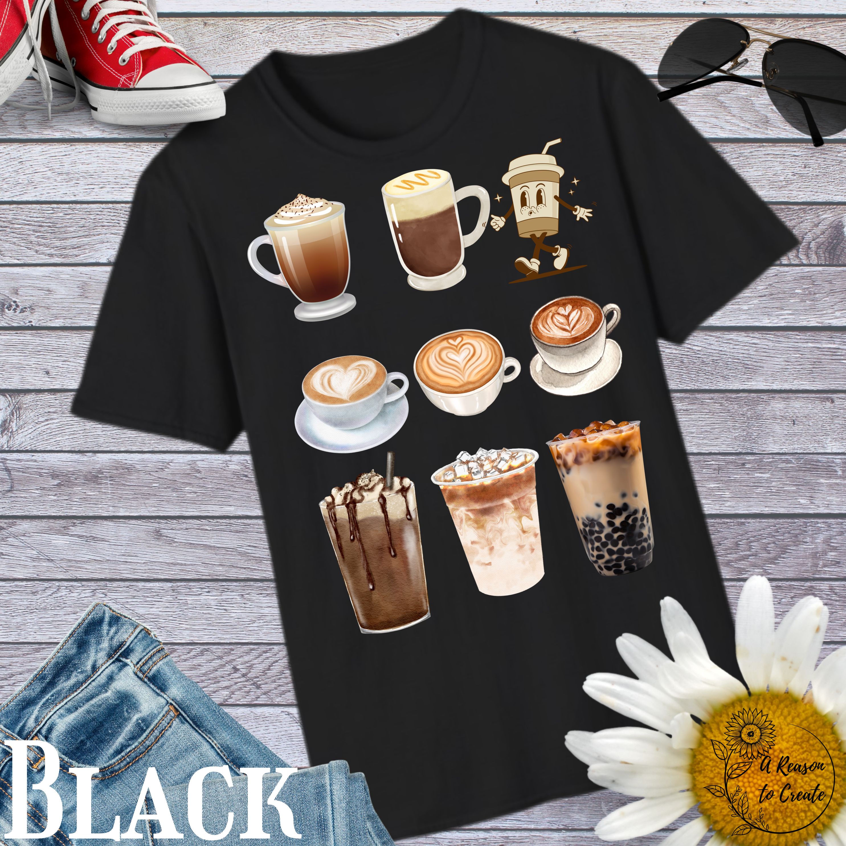 Coffee Lover's Unisex T-Shirt, Cute Cafe Tee, Gift for Baristas, Coffee Shop Merch, Beverage Graphic Tee, Coffee Lover Gift product thumbnail image Coffee Lover's Unisex T-Shirt, Cute Cafe Tee, Gift for Baristas, Coffee Shop Merch, Beverage Graphic Tee, Coffee Lover Gift product thumbnail image