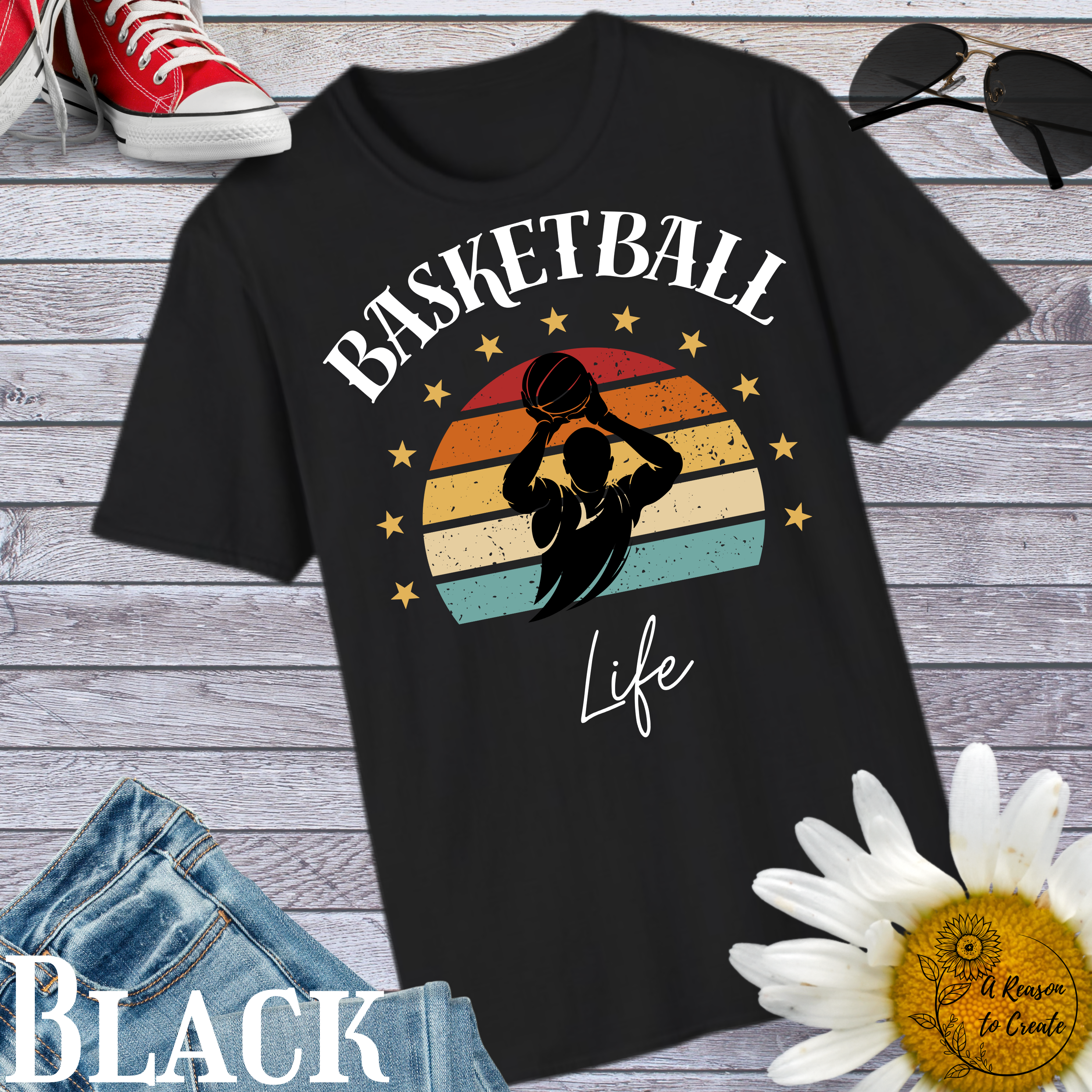 Basketball Life Unisex Softstyle T-Shirt, Sporty Tee, Gift for Athletes, Basketball Fans, Casual Outing Wear, Comfortable Fit