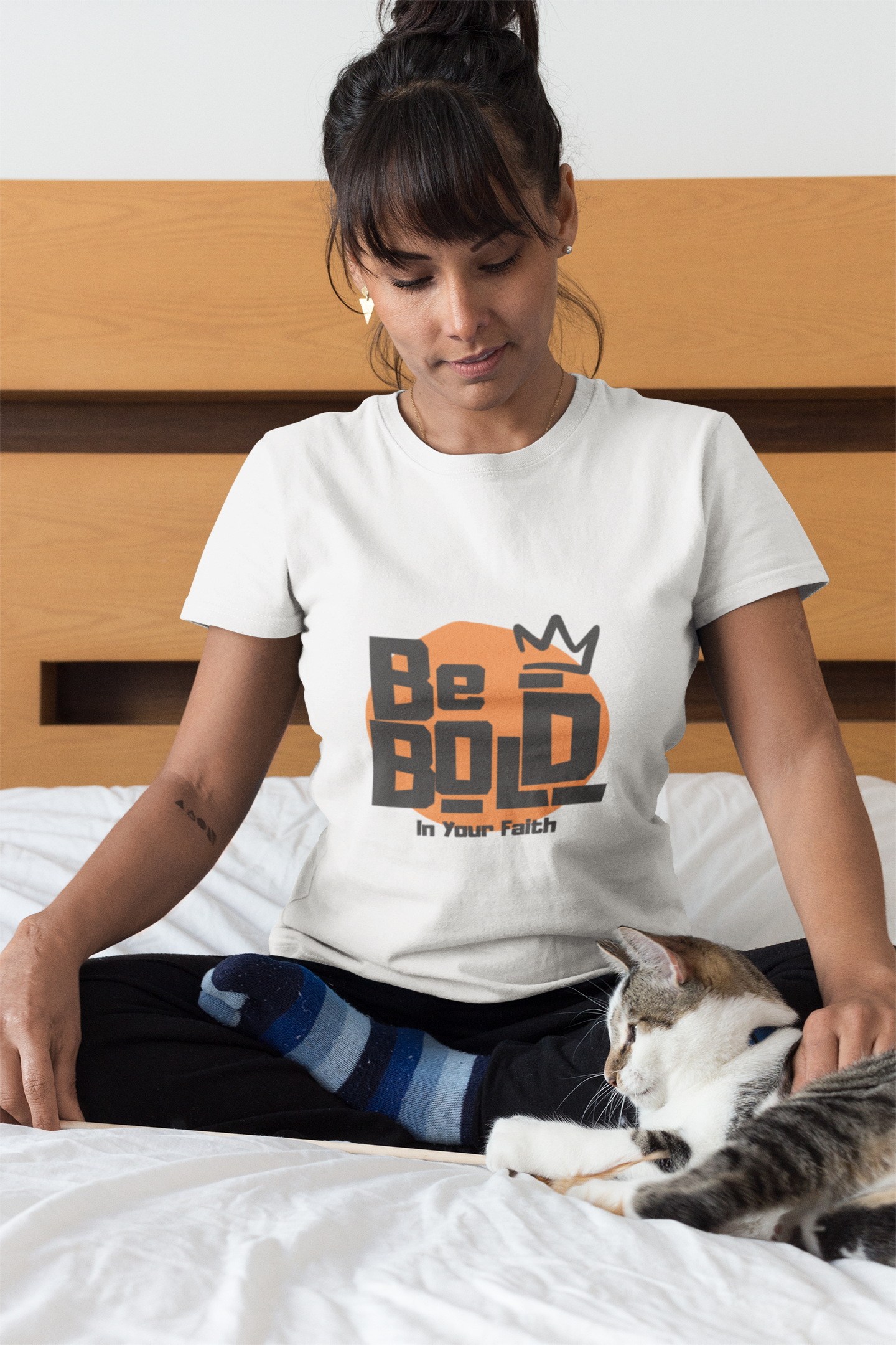 Be Bold In Your Faith- Unisex Jersey Short Sleeve Tee product thumbnail image